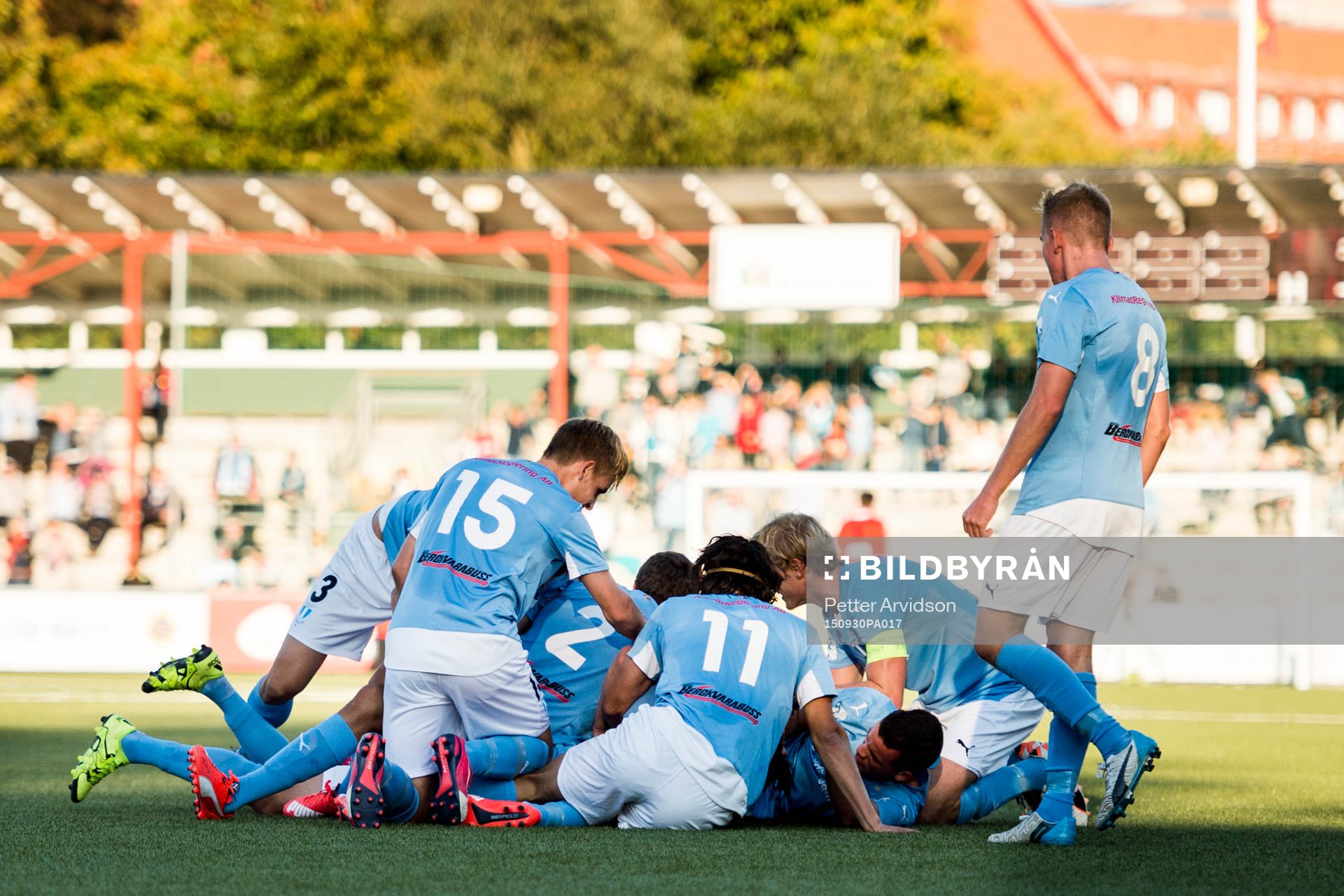 Malmö FFs spelare jublar