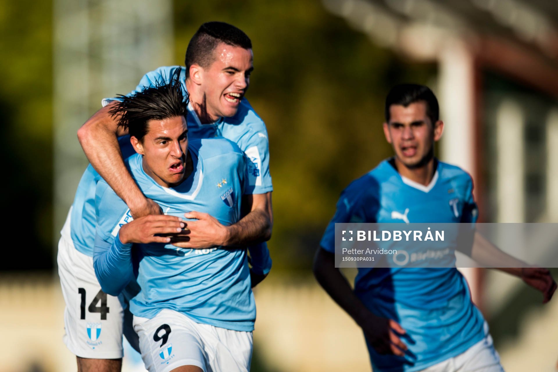 Malmö FFs Isak Redzic, Granit Stagova och Onur Körhan