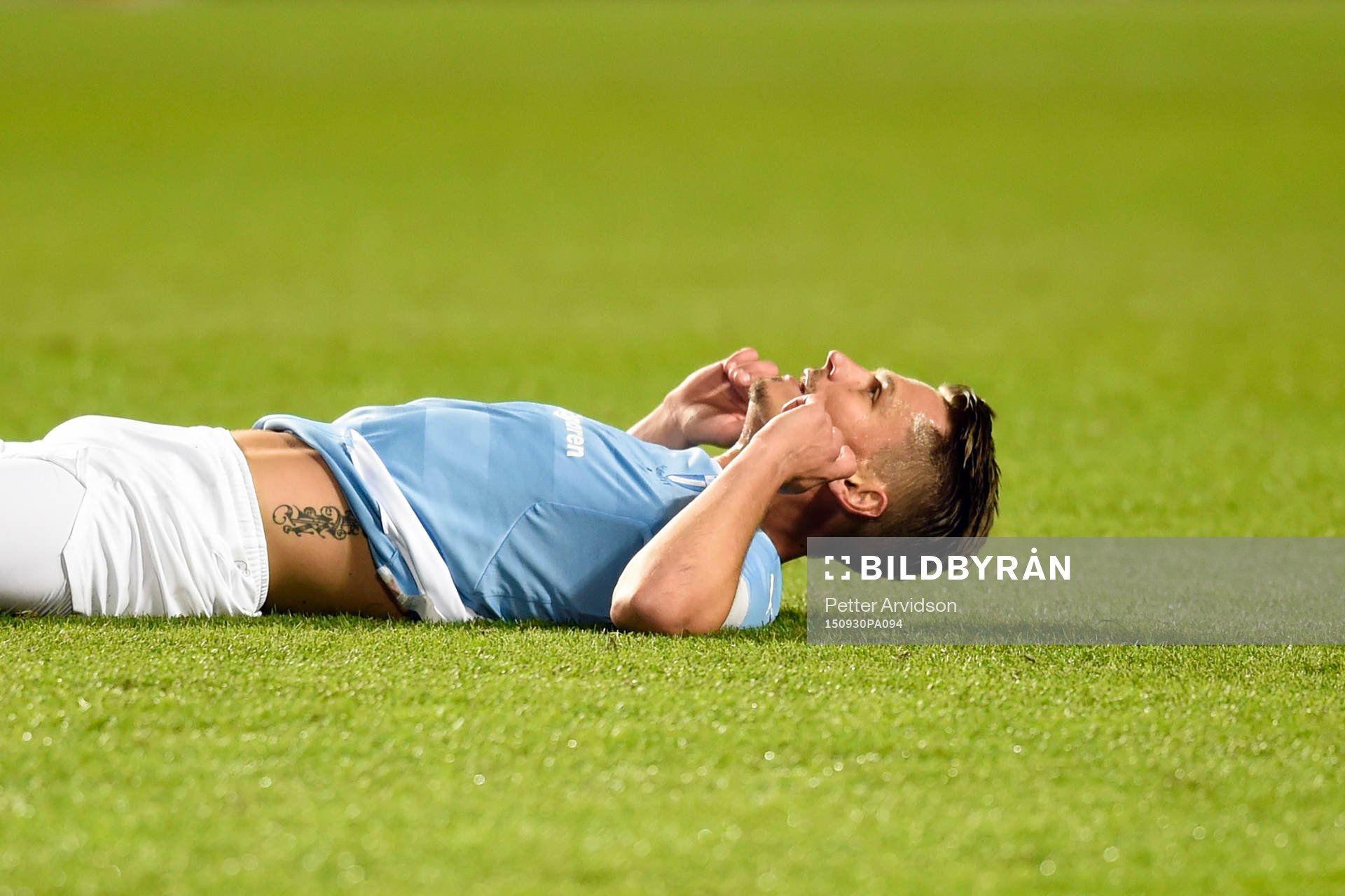 Malmö FFs Markus Rosenberg deppar
