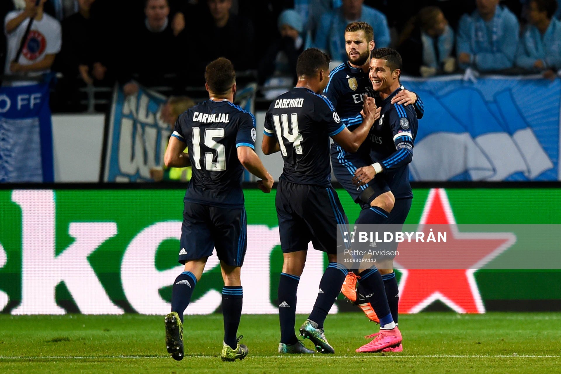 Real Madrids Cristiano Ronaldo jublar