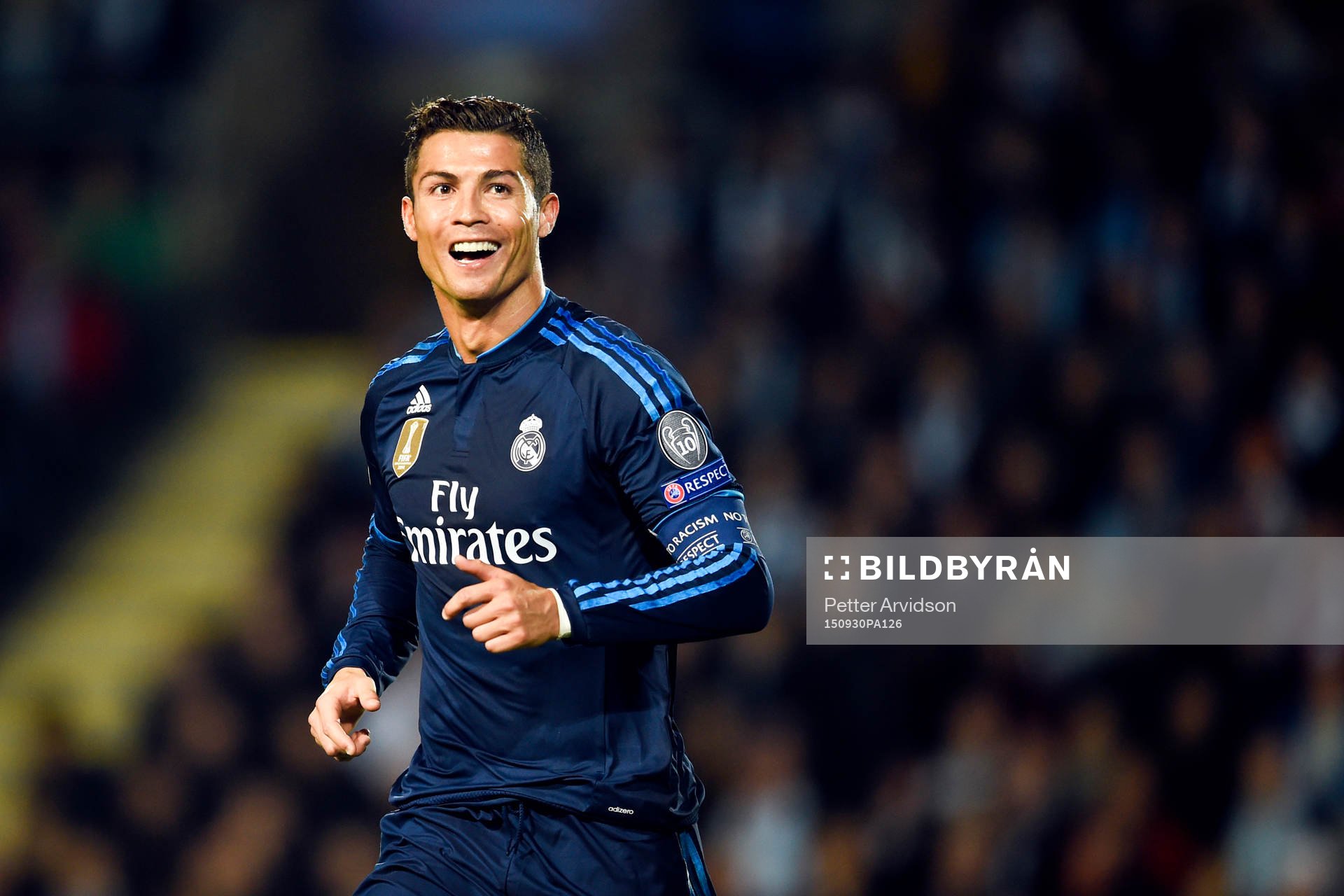 Real Madrids Cristiano Ronaldo jublar