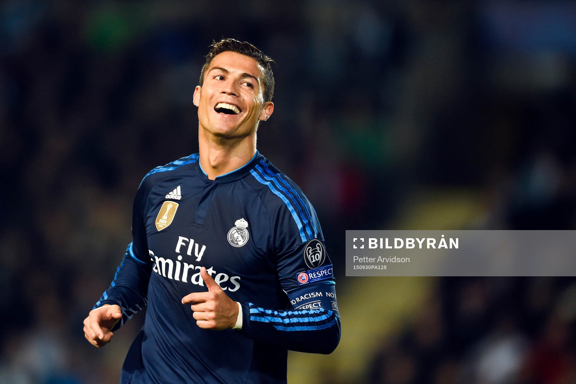 Real Madrids Cristiano Ronaldo jublar