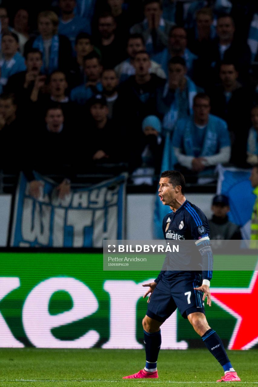 Real Madrids Cristiano Ronaldo jublar
