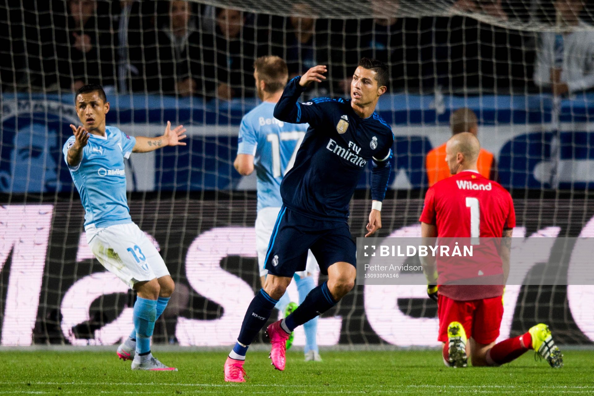 Real Madrids Cristiano Ronaldo jublar