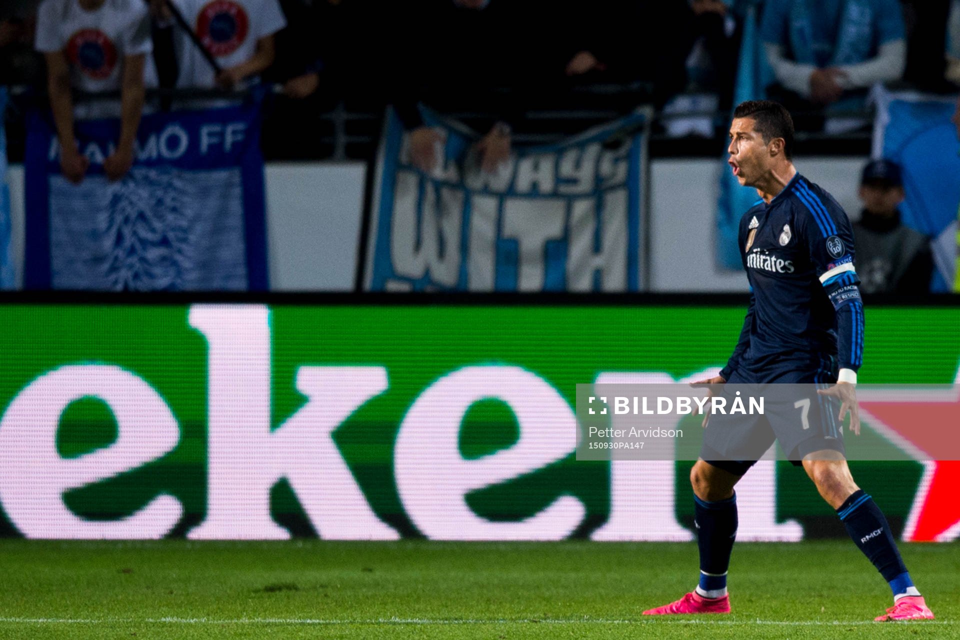 Real Madrids Cristiano Ronaldo jublar