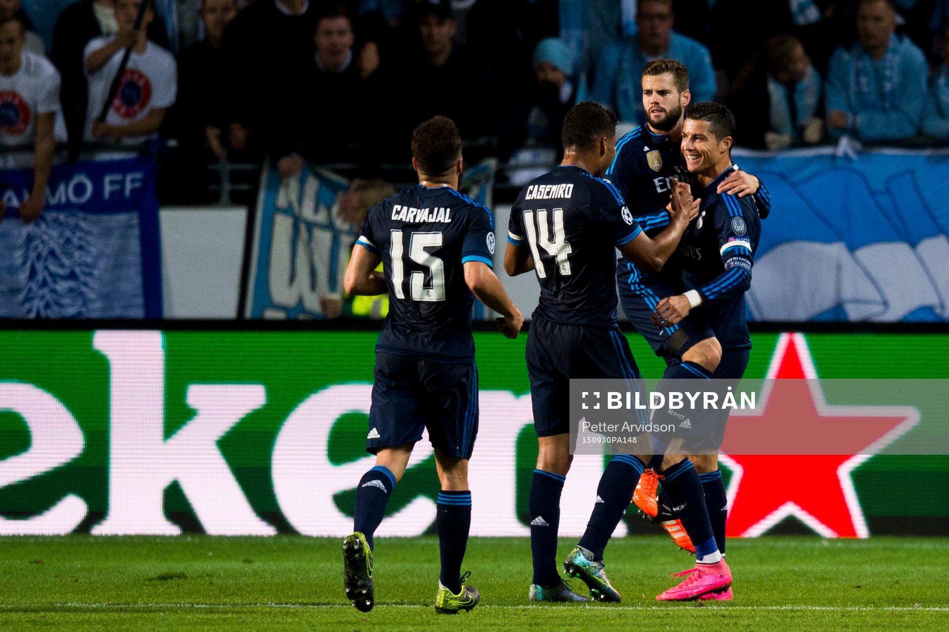 Real Madrids Cristiano Ronaldo jublar