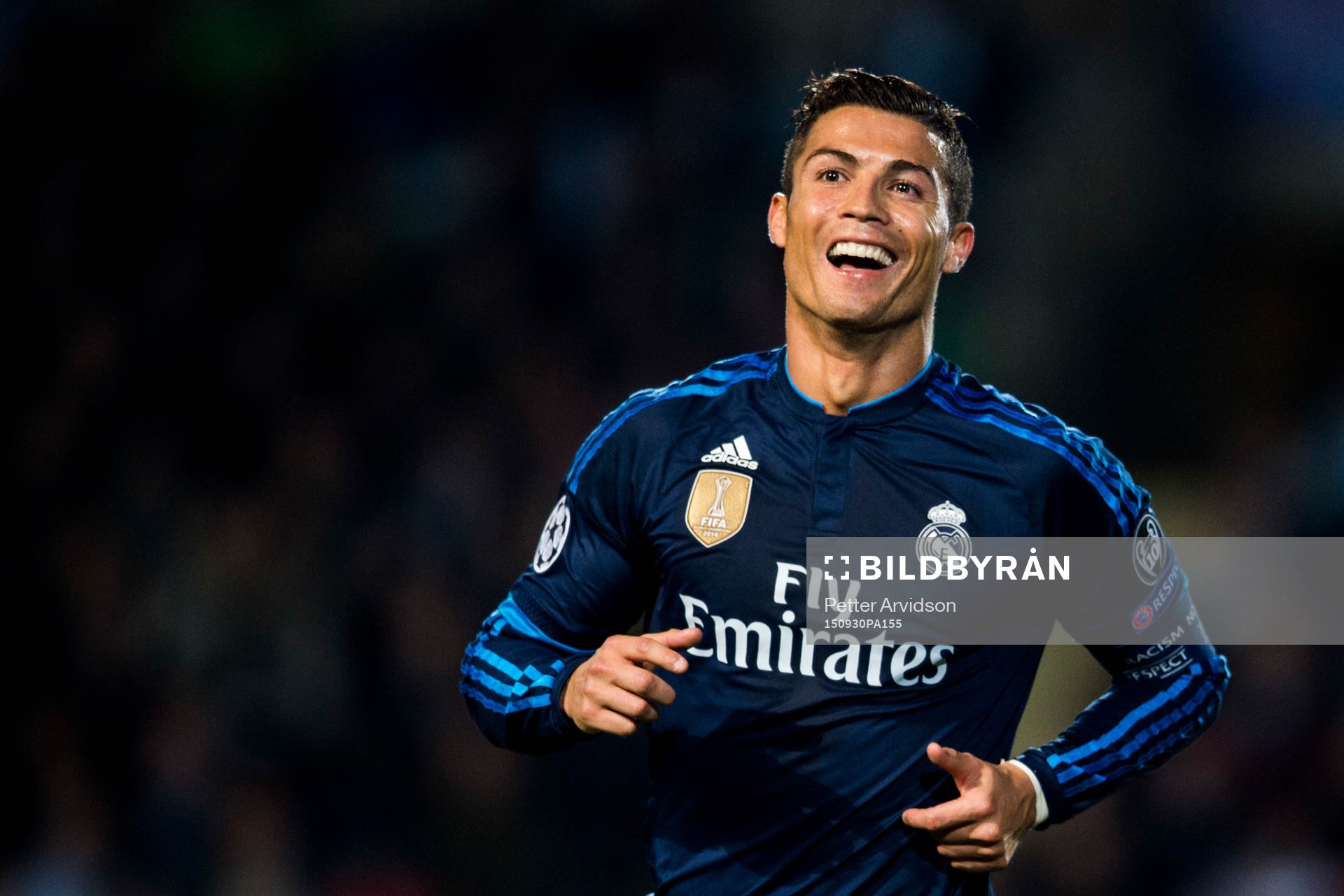 Real Madrids Cristiano Ronaldo jublar