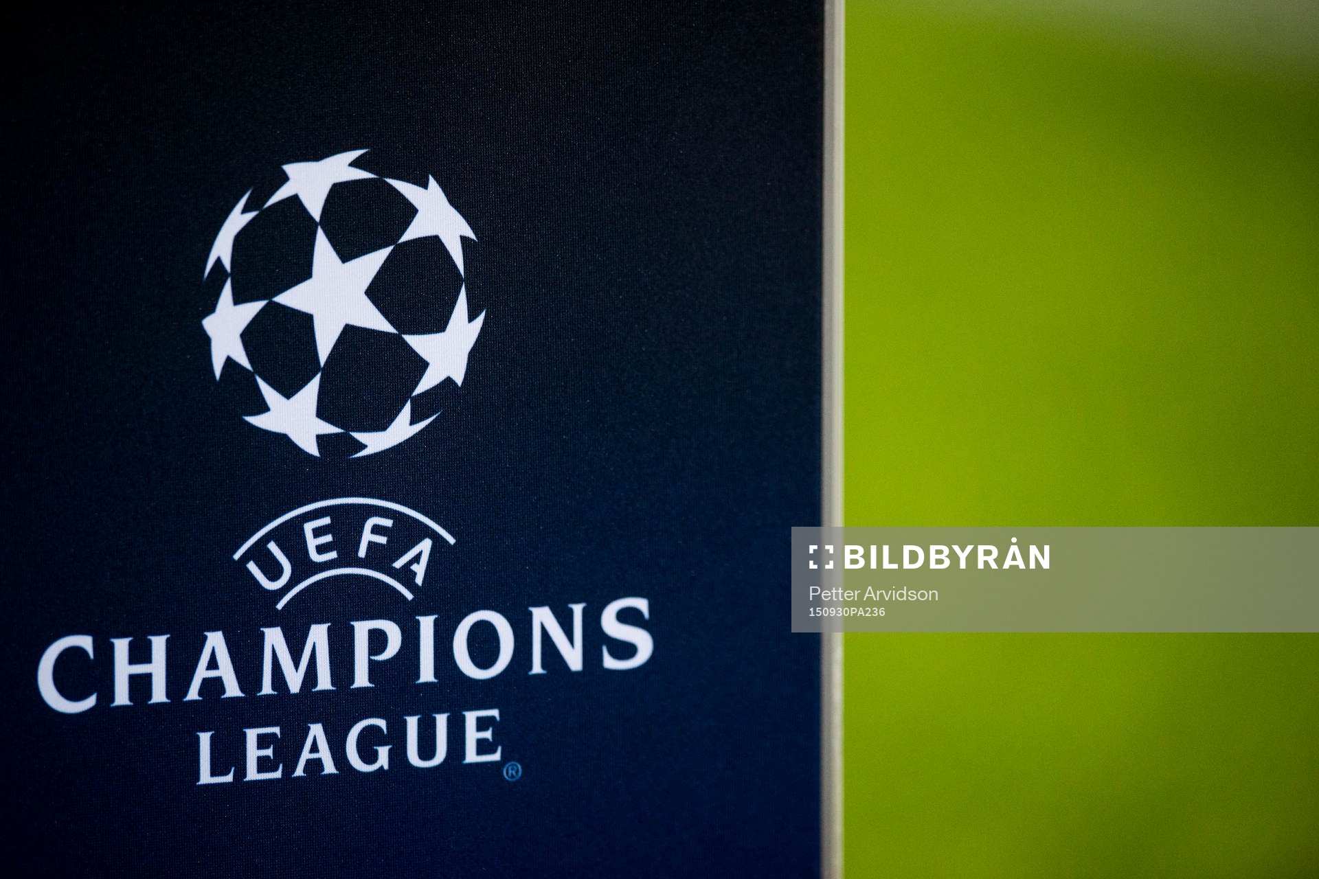 Champions League skylt
