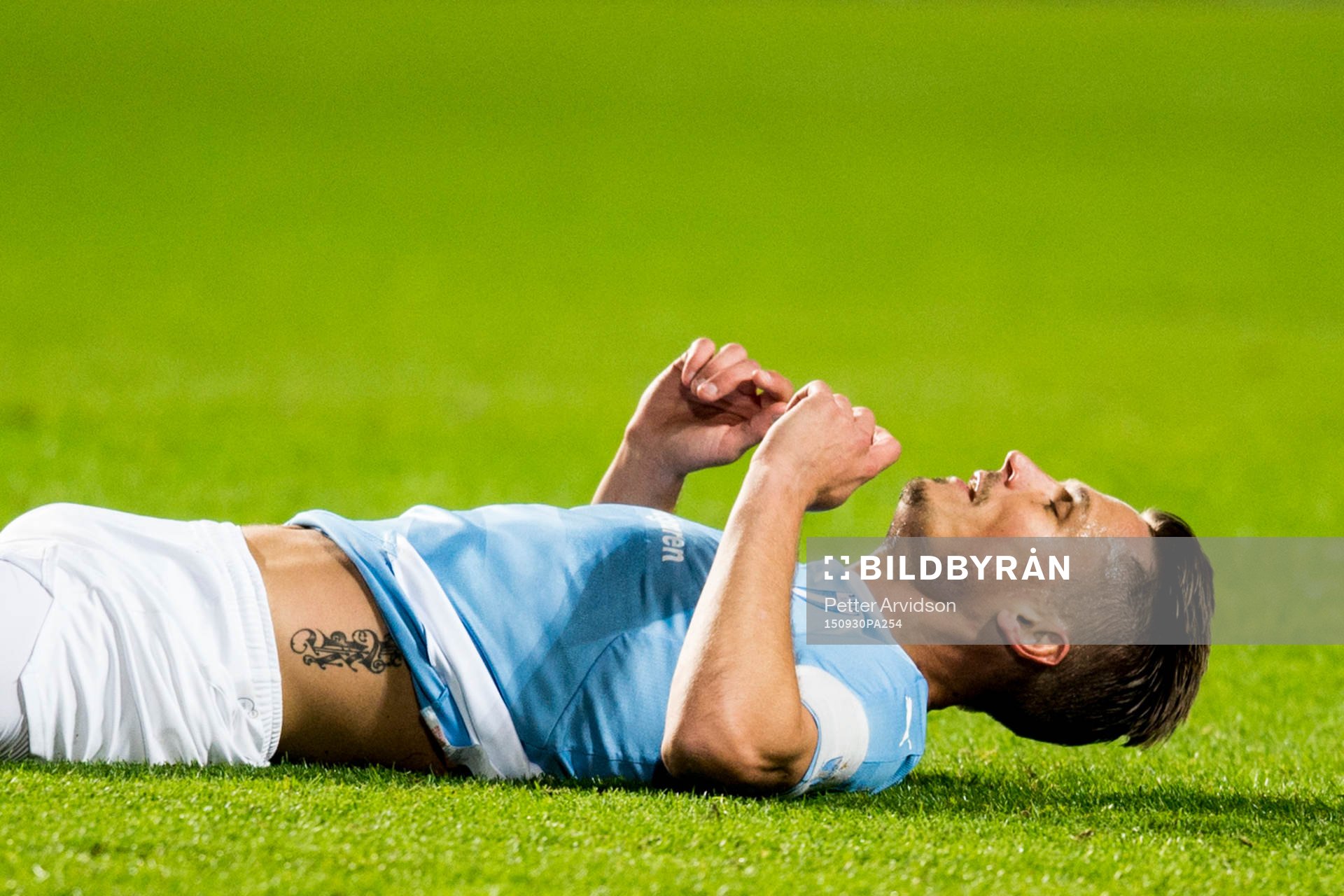 Malmö FFs Markus Rosenberg deppar