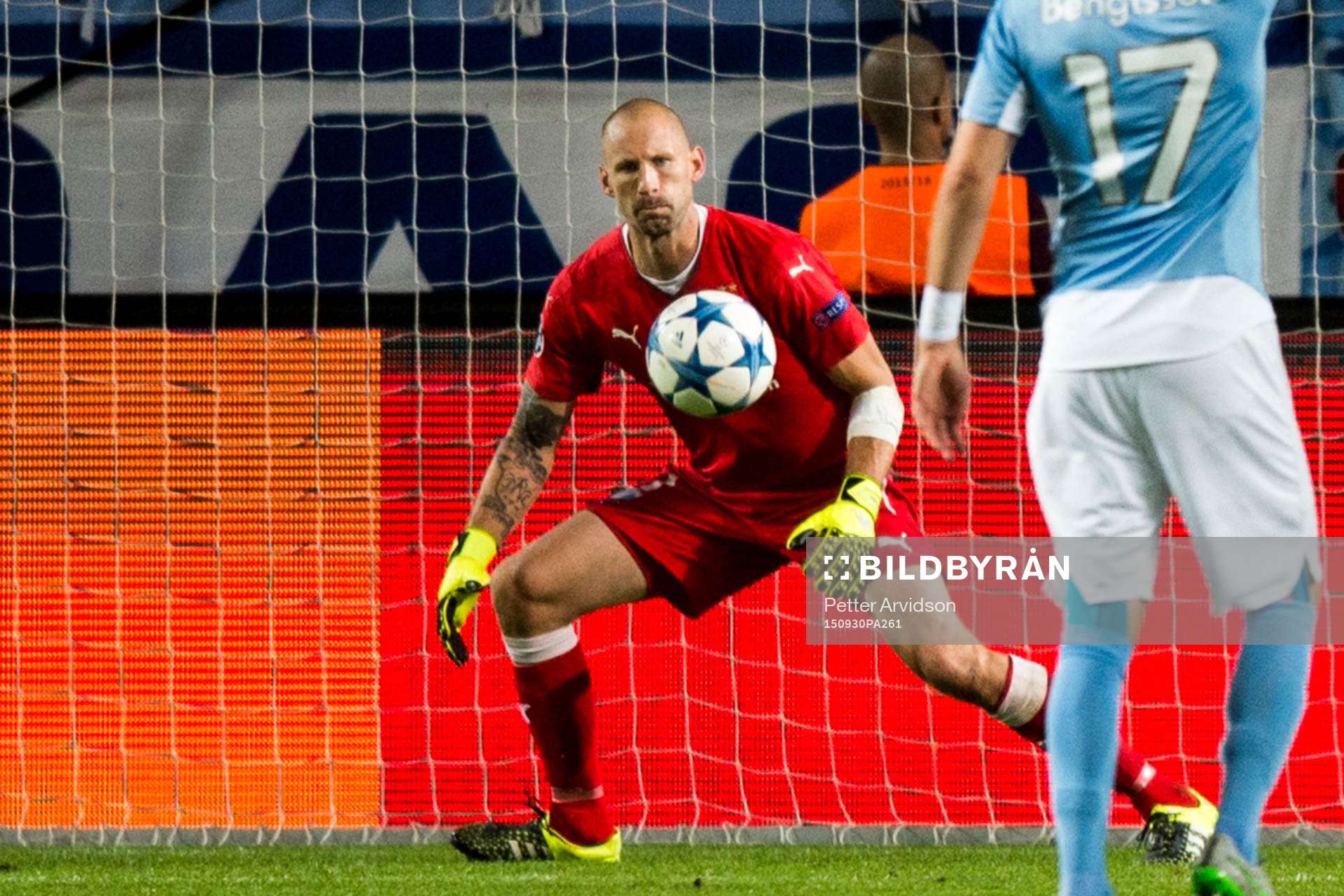 Malmö FFs målvakt Johan Wiland
