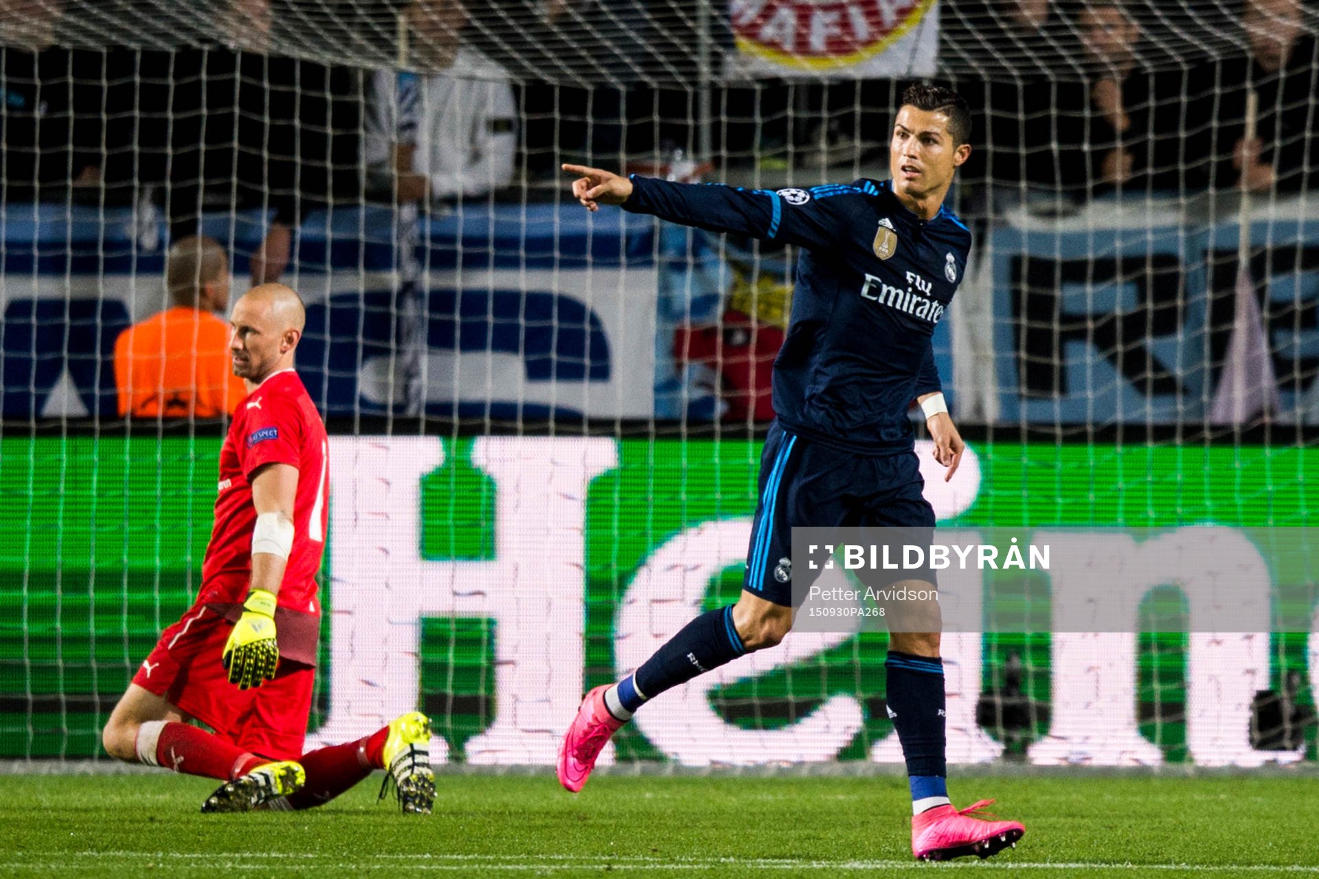 Real Madrids Cristiano Ronaldo jublar