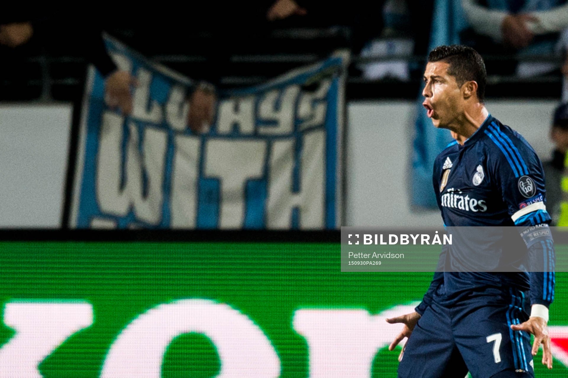 Real Madrids Cristiano Ronaldo jublar