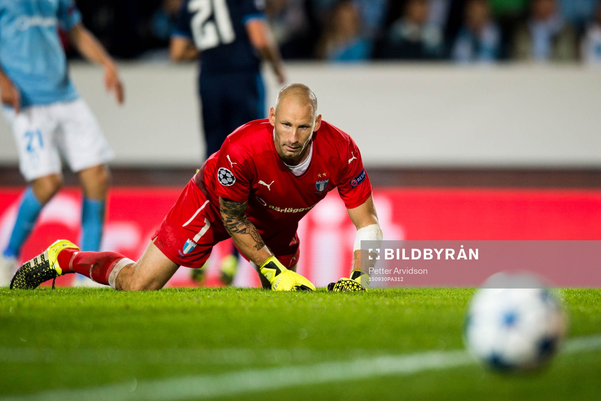 Malmö FFs målvakt Johan Wiland