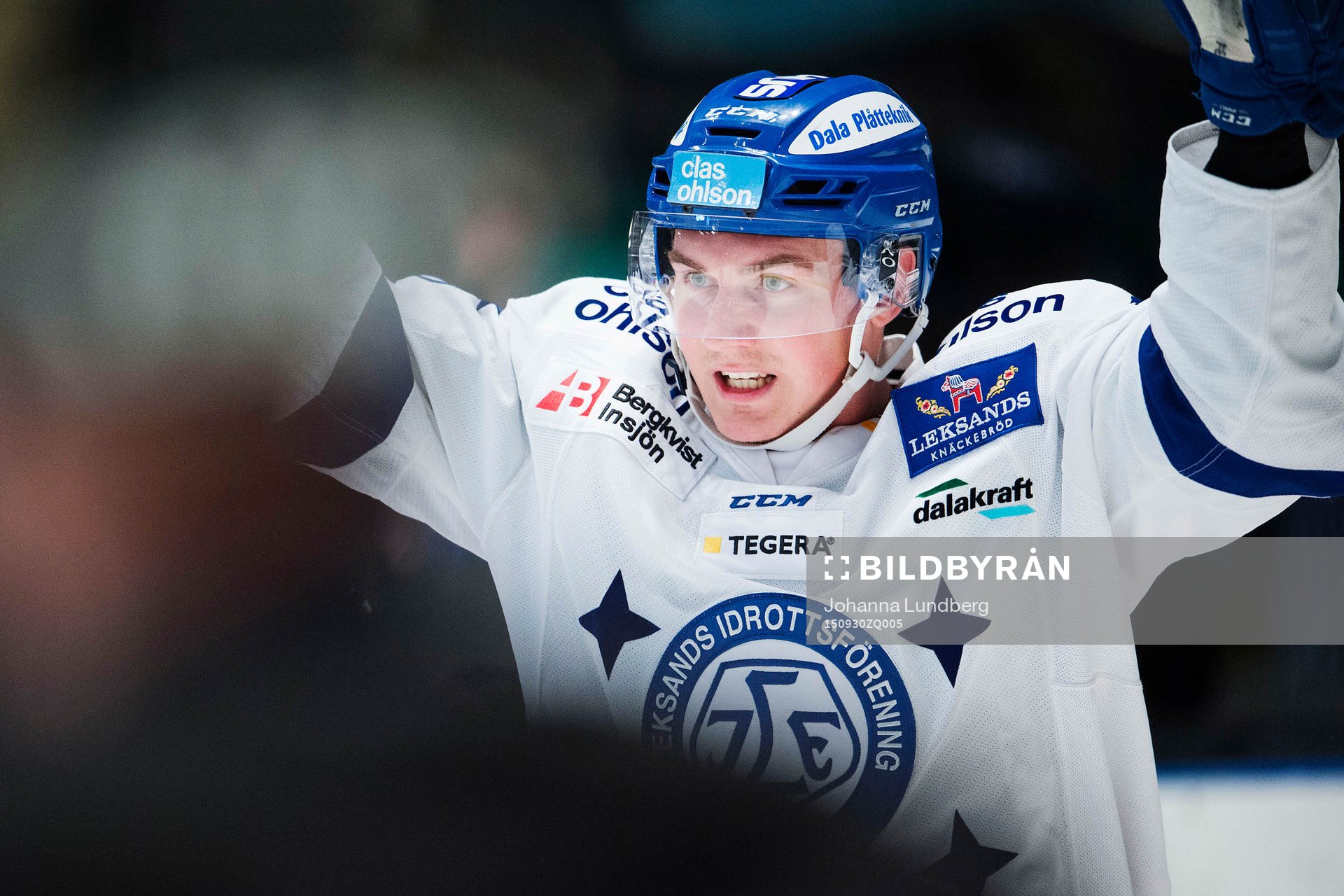 Leksands Martin Grönberg jublar