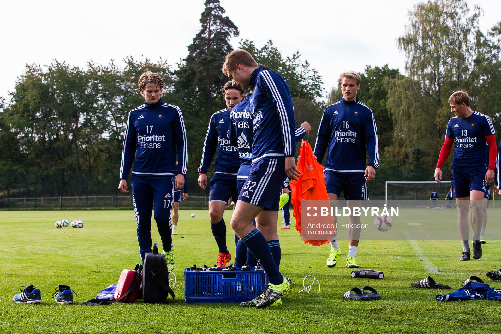Djurgårdens Tim Björkström, Kevin Walker, Michael Jahn