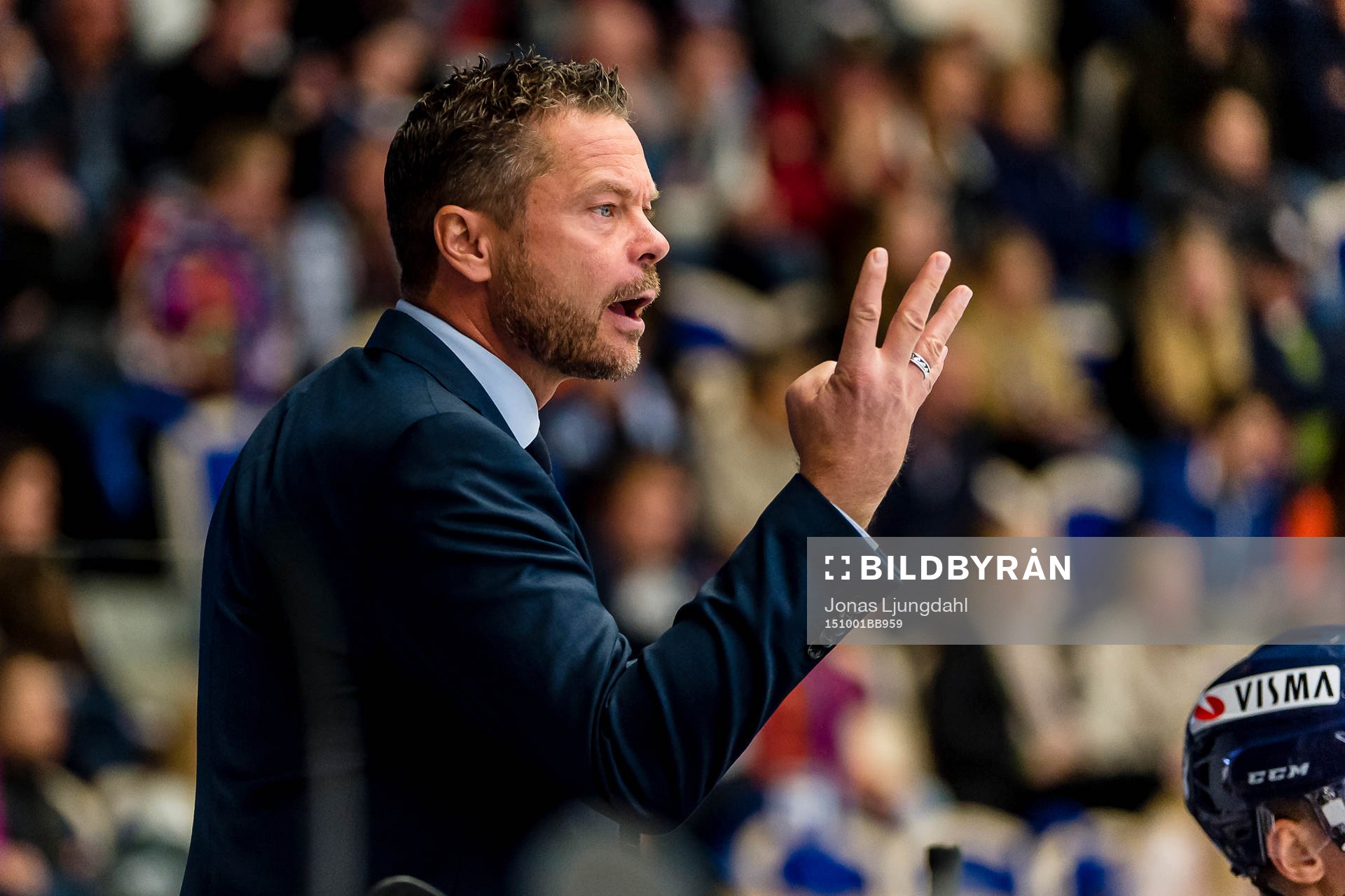 Växjös assisterande tränare Fredrik Hellgren
