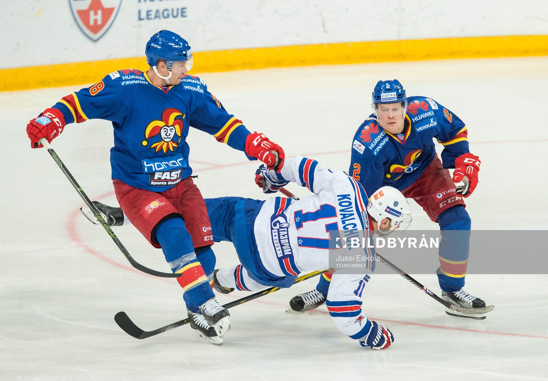 SKAs Ilya Kovalchuk och Jokerits Jani Rita och Oskari
