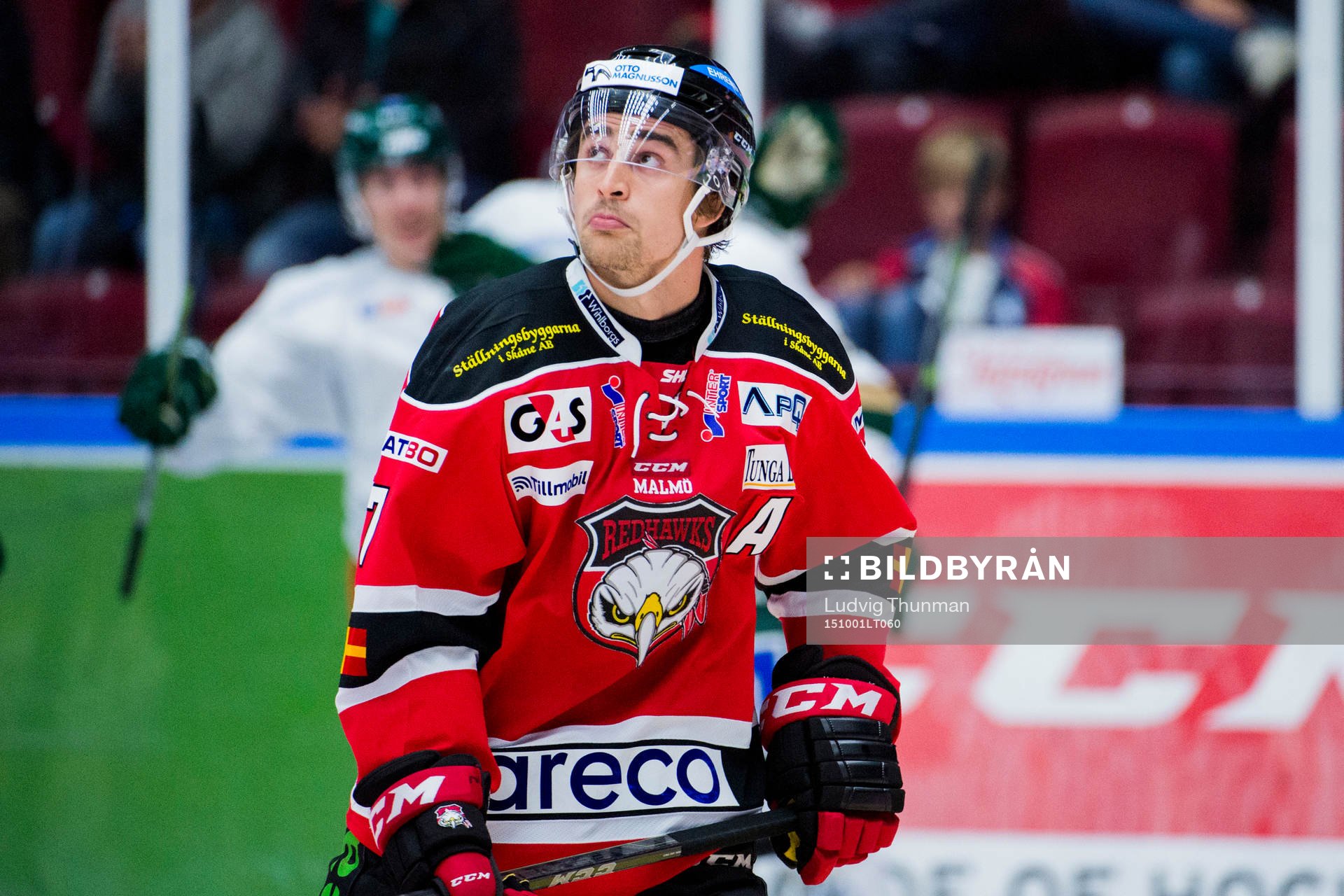 Malmö Redhawks Nils Andersson deppar