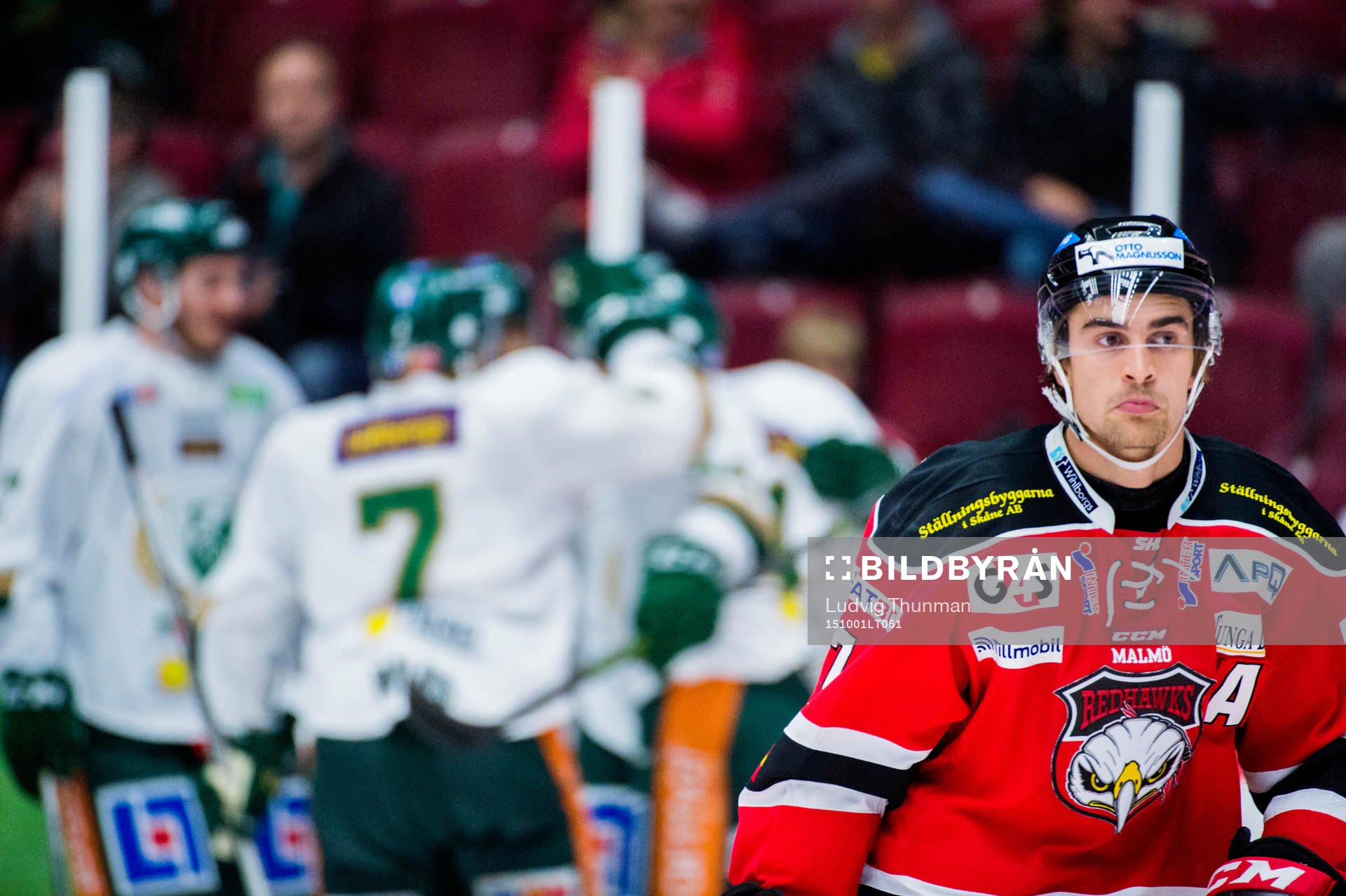 Malmö Redhawks Nils Andersson deppar