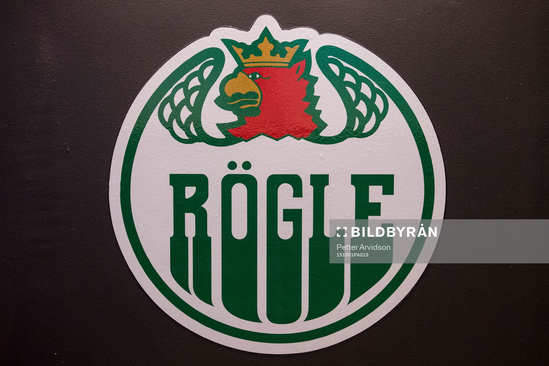 Rögle emblem på en tröja
