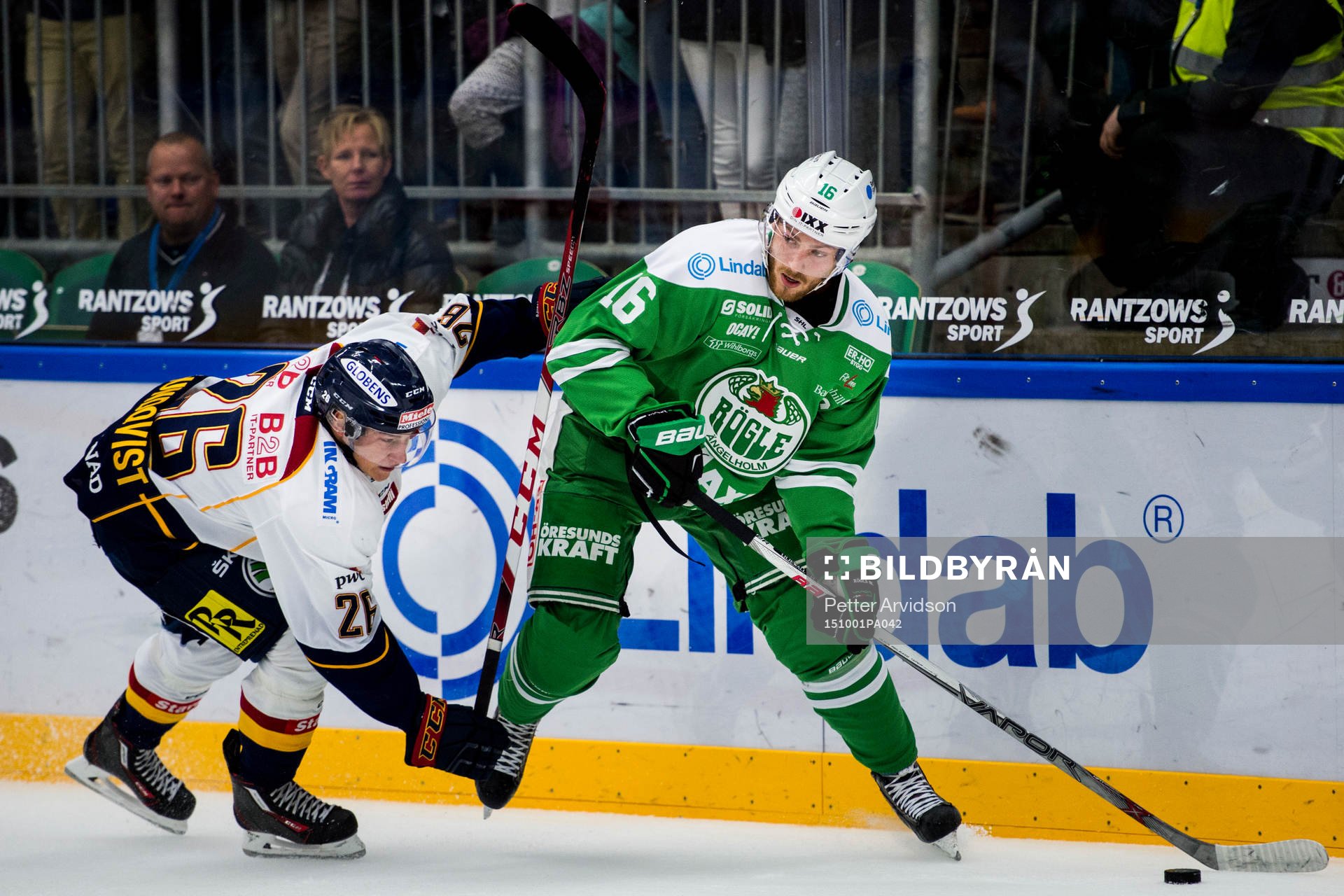 Djurgårdens David Rundqvist mot Rögles Christopher
