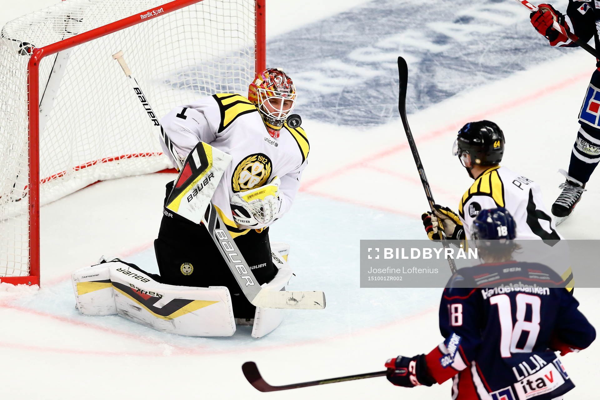 Brynäs målvakt Felix Sandström