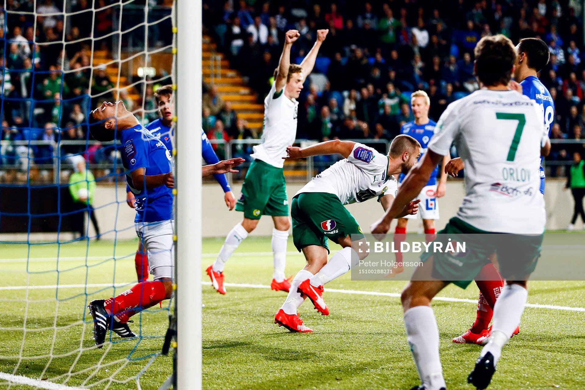 Hammarbys Mats Solheim jublar