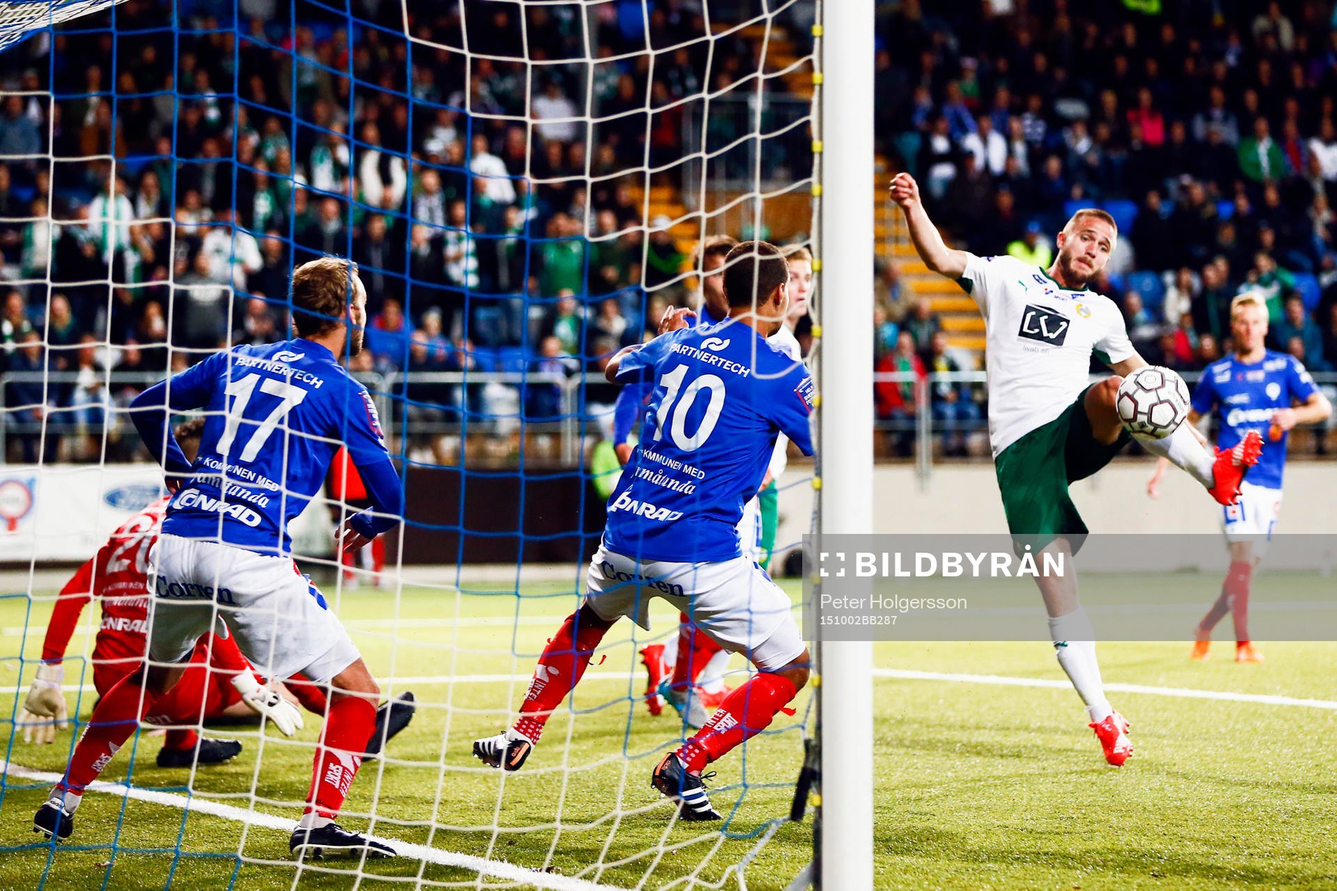 Hammarbys Mats Solheim gör 0-1