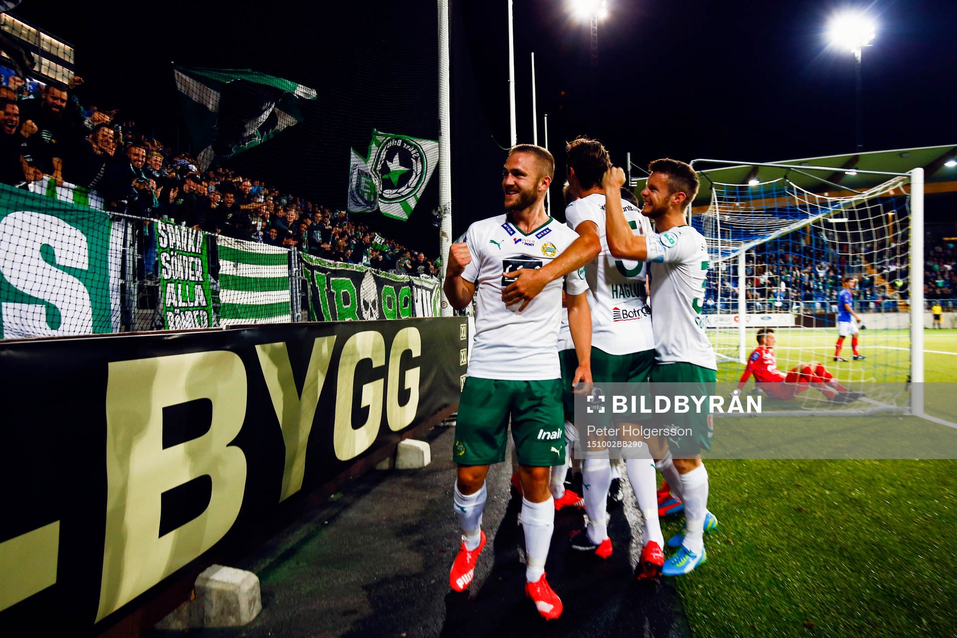 Hammarbys Fredrik Torsteinbö jublar