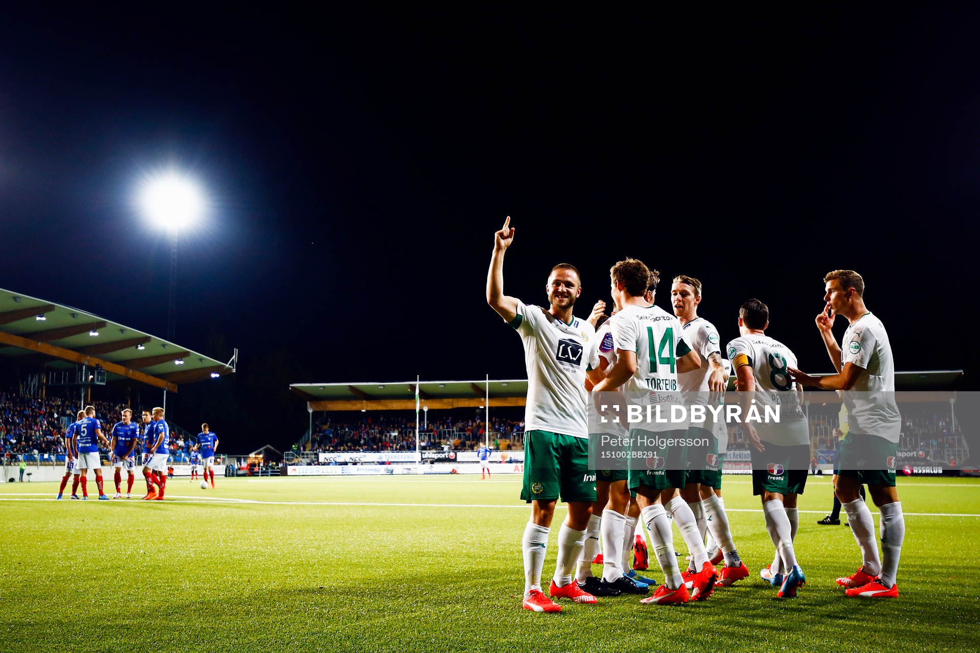 Hammarbys Fredrik Torsteinbö jublar