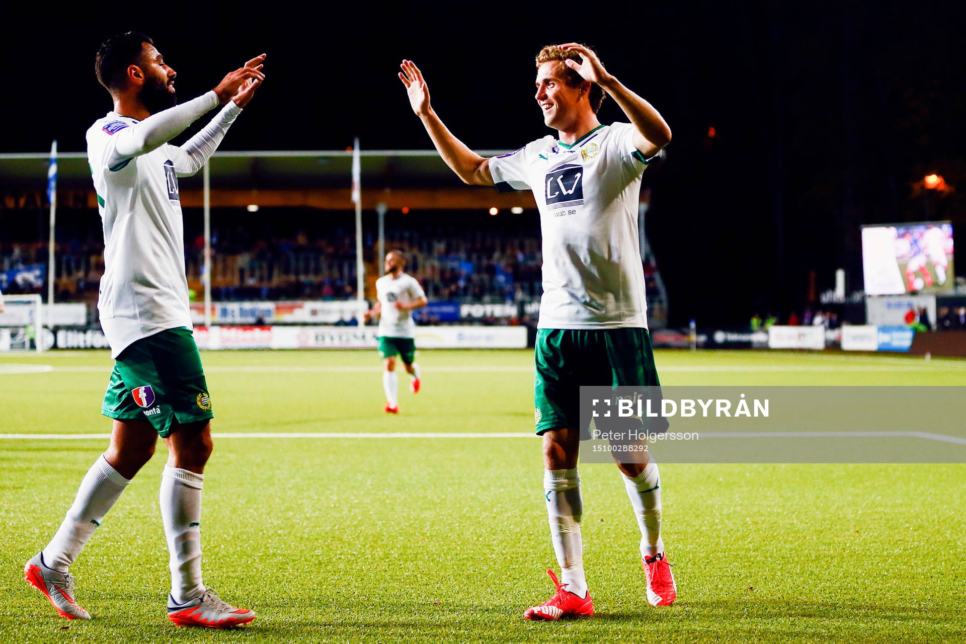 Hammarbys Fredrik Torsteinbö jublar