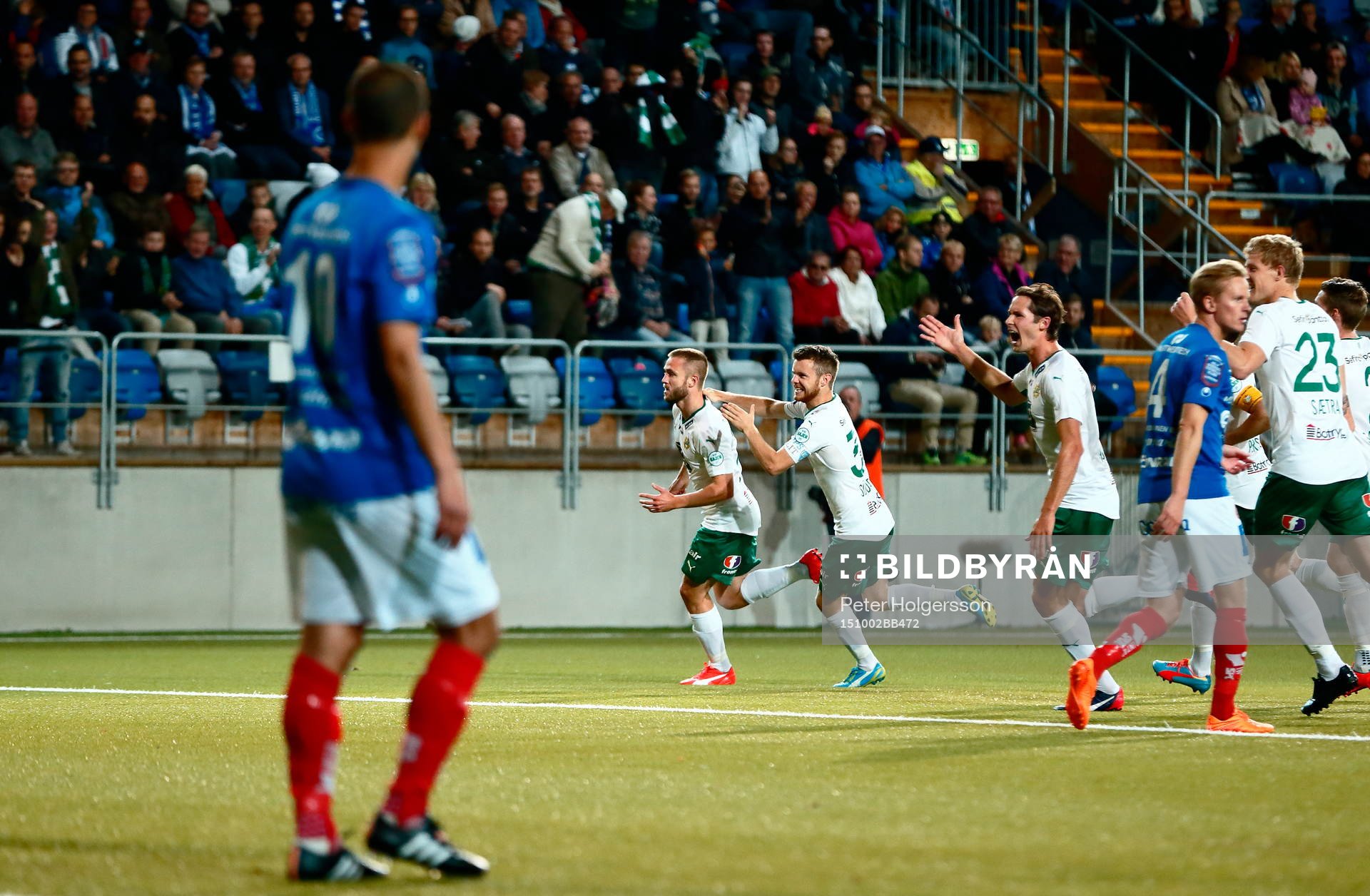Hammarbys Mats Solheim jublar