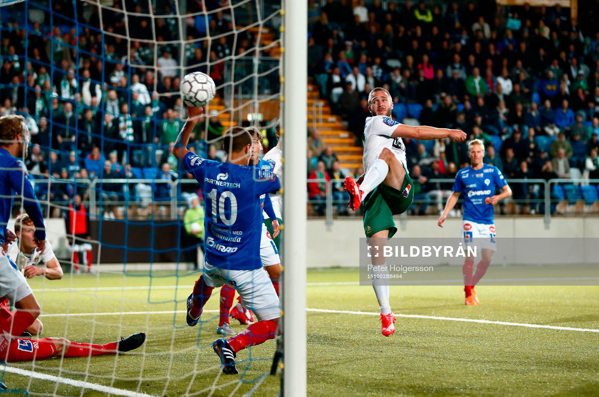 Hammarbys Mats Solheim gör mål 0-1