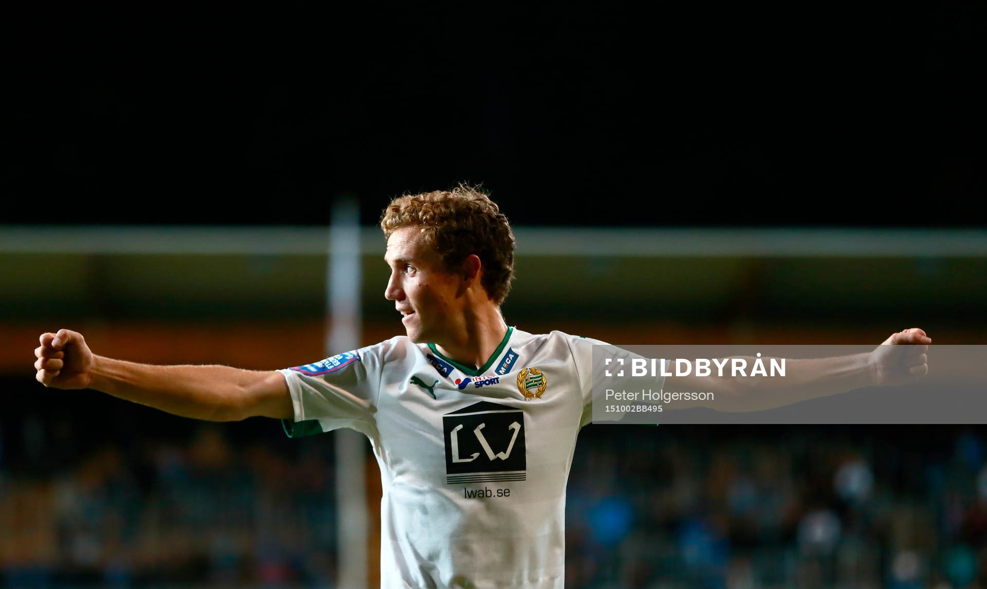 Hammarbys Fredrik Torsteinbø jublar