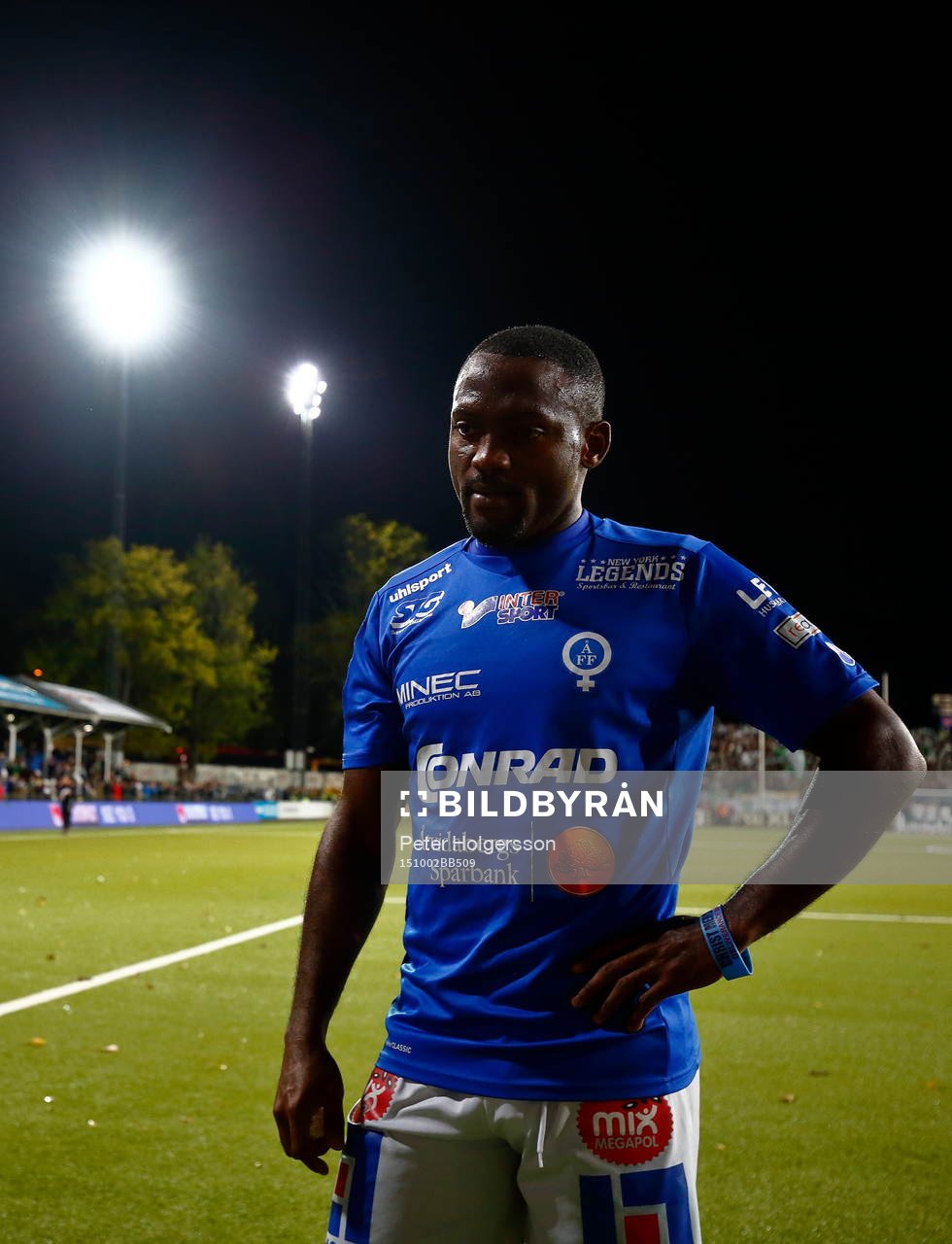 Åtvidabergs John Owoeri deppar