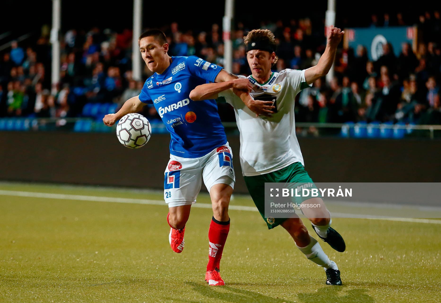 Åtvidabergs Sebastian Ramhorn och Hammarbys Fredrik