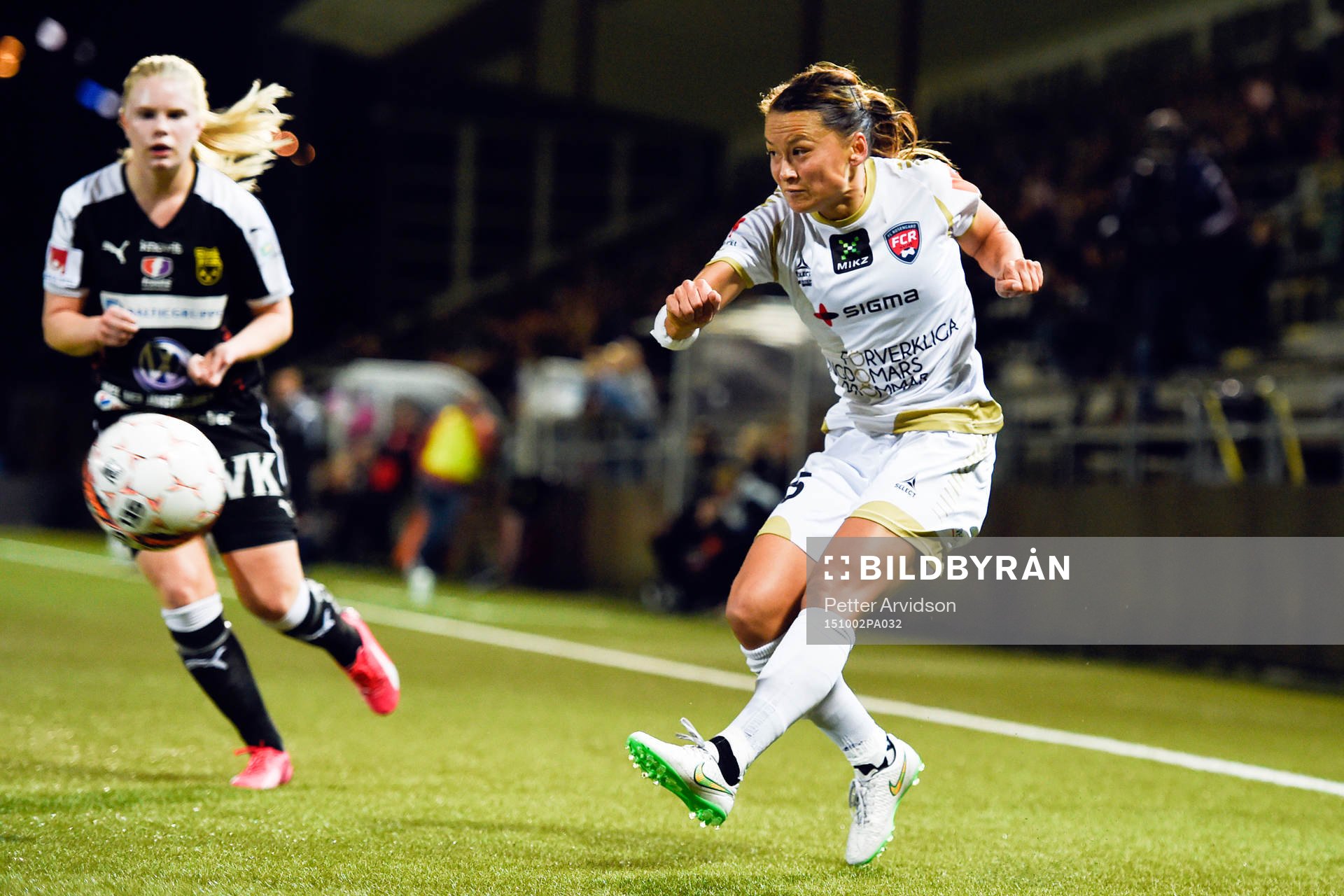 Rosengårds Alexandra Riley och Umeås Amanda Berglund