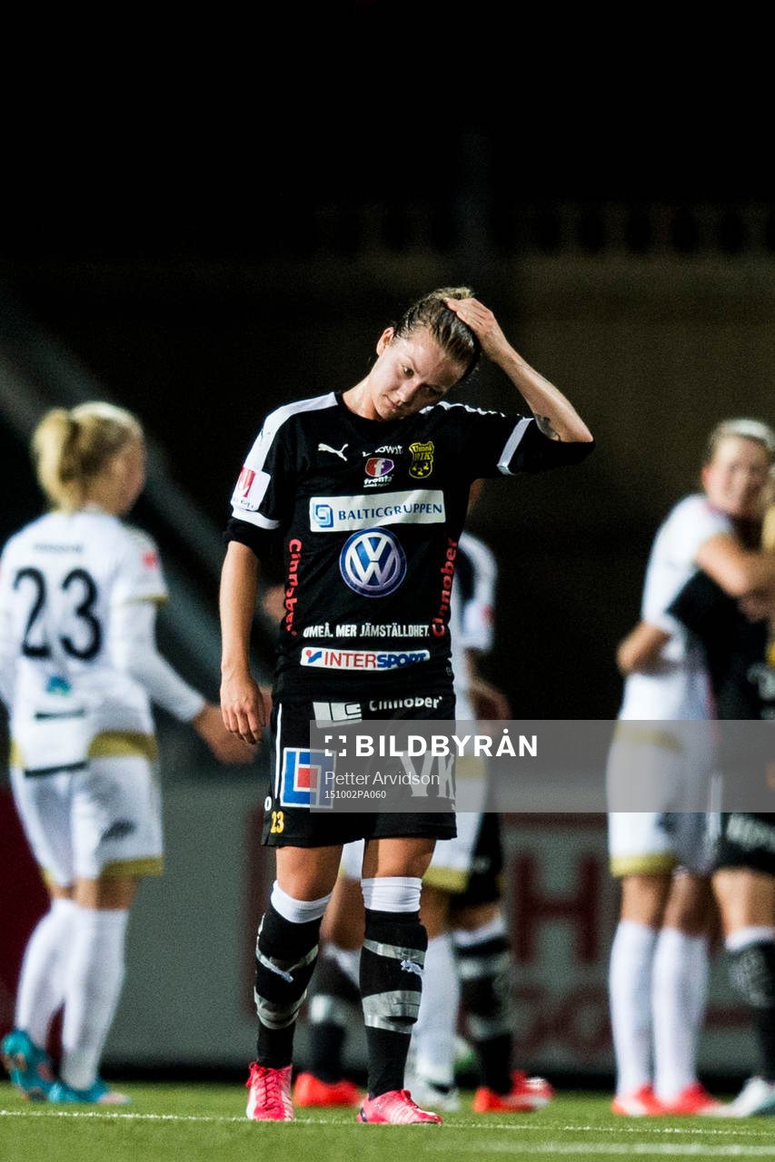 Umeås Emma Åberg Zingmark deppar