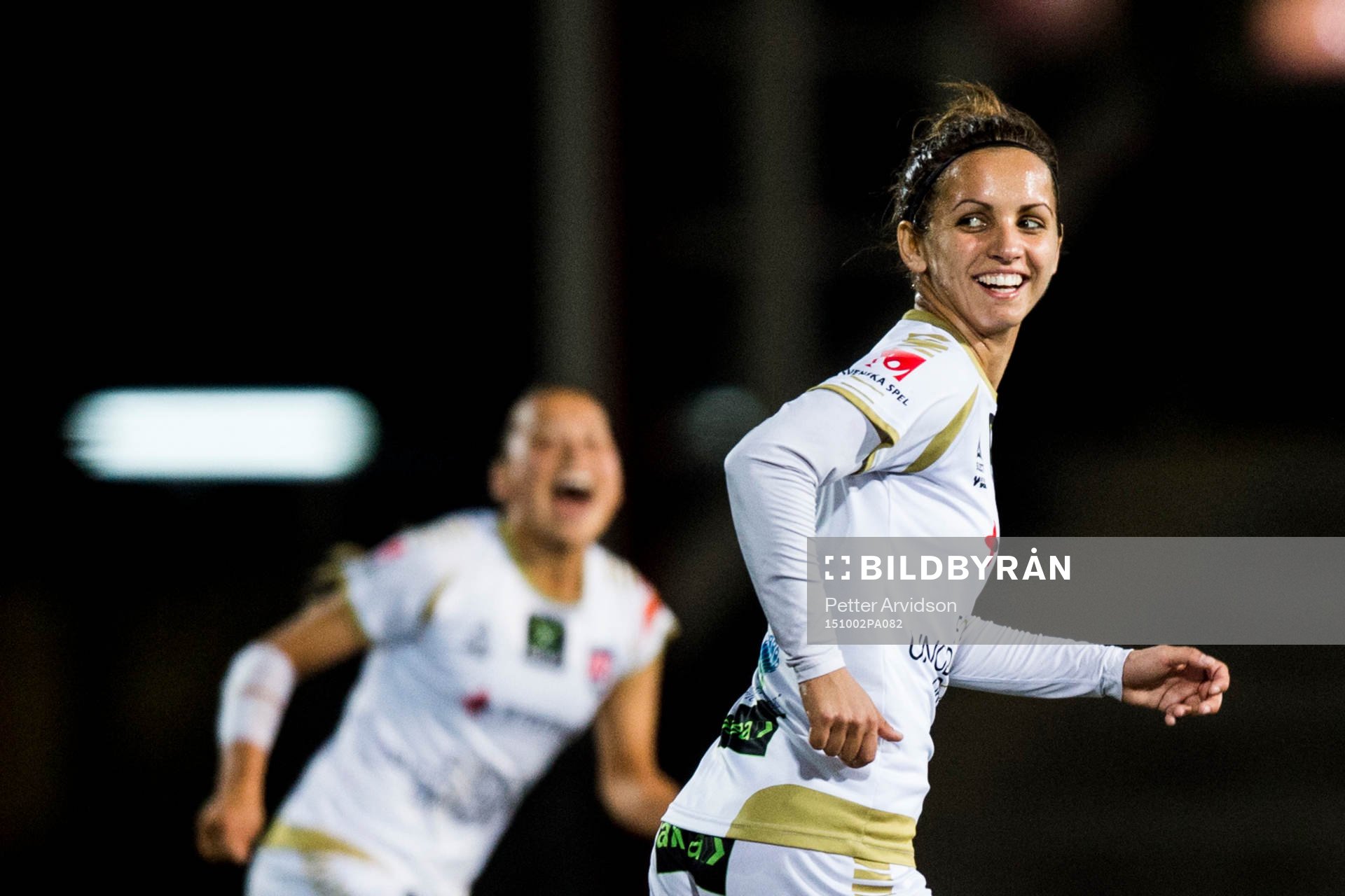 Rosengårds Natasa Andonova jublar