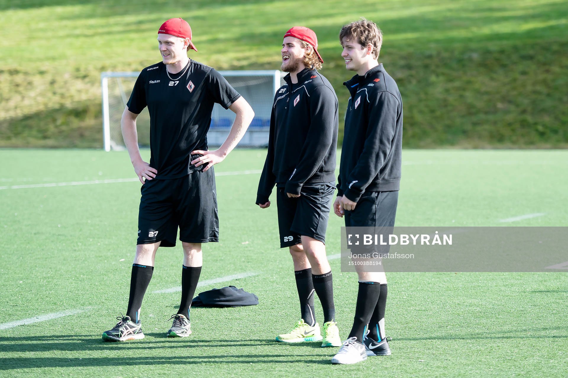 Karlskronas Henrik Nilsson, Alexander Viklund, Mattias