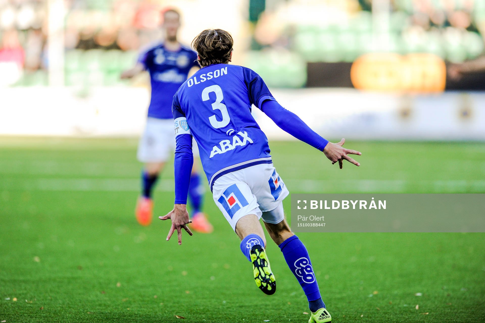 Sundsvalls Dennis Olsson jublar