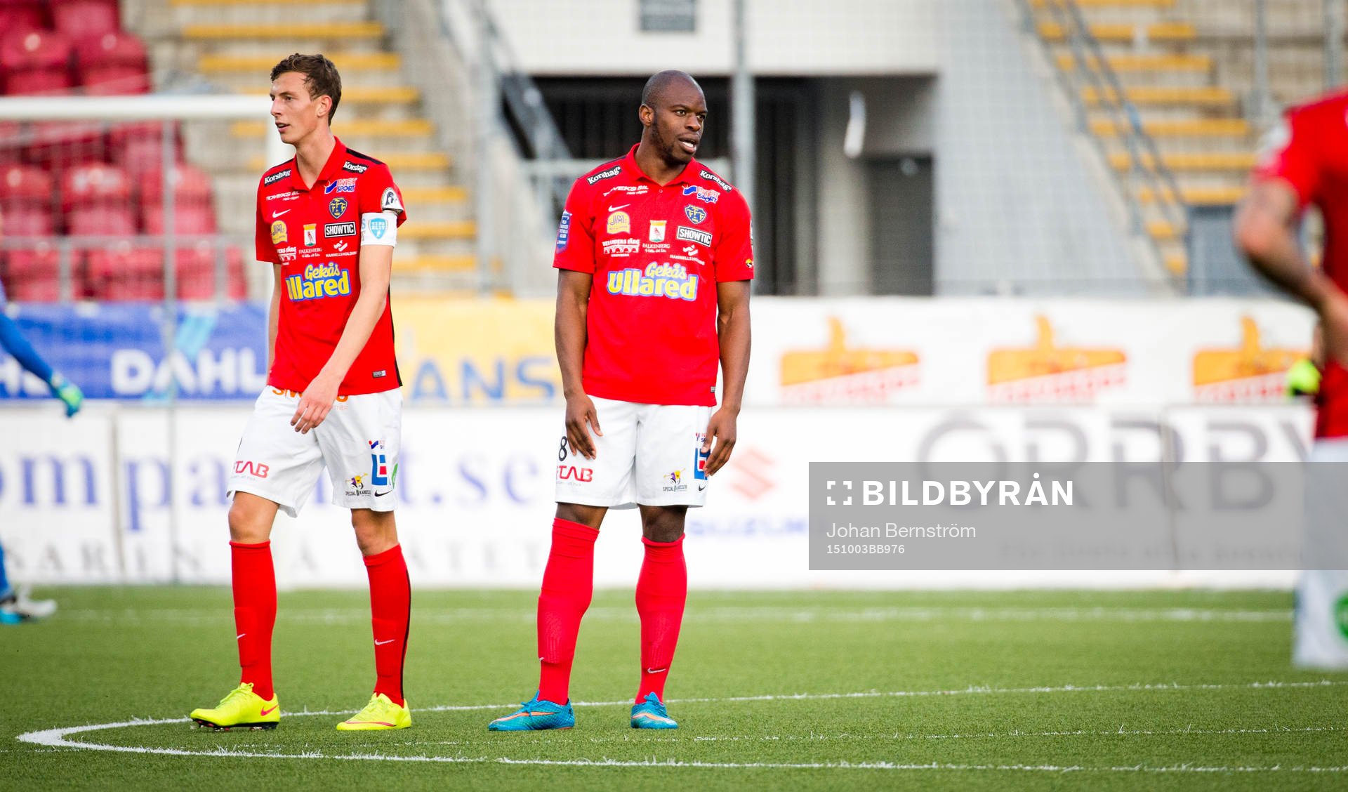 Falkenbergs Gustaf Nilsson och Hakeem Araba deppar