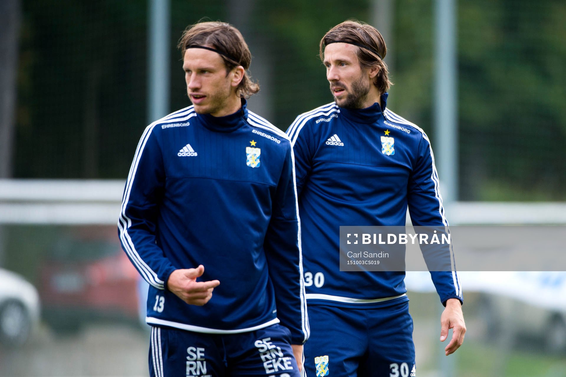 IFK Göteborgs Gustav Svensson och Mattias Bjärsmyr