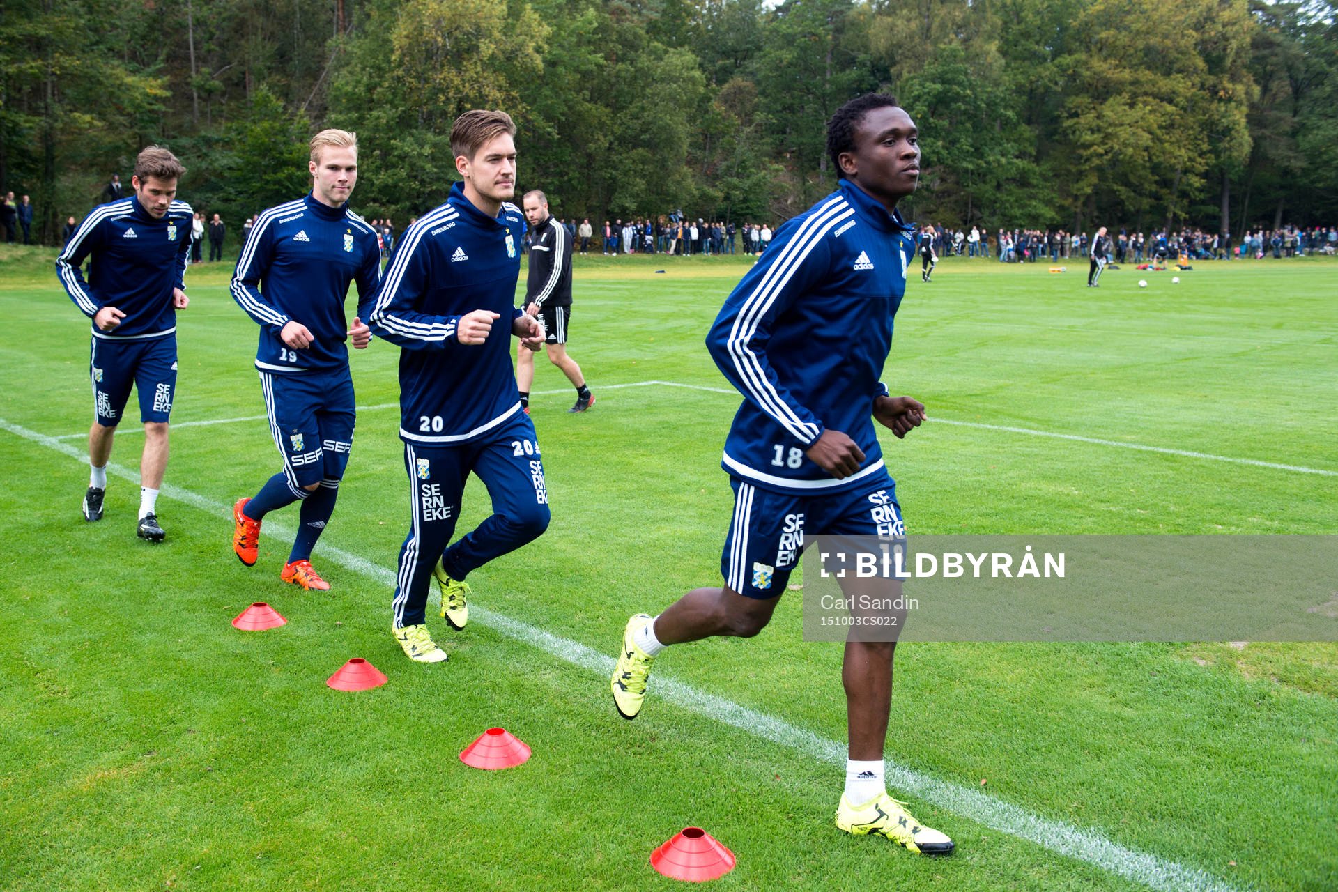 IFK Göteborgs Emil Salomonsson, Gustav Engvall, Victor