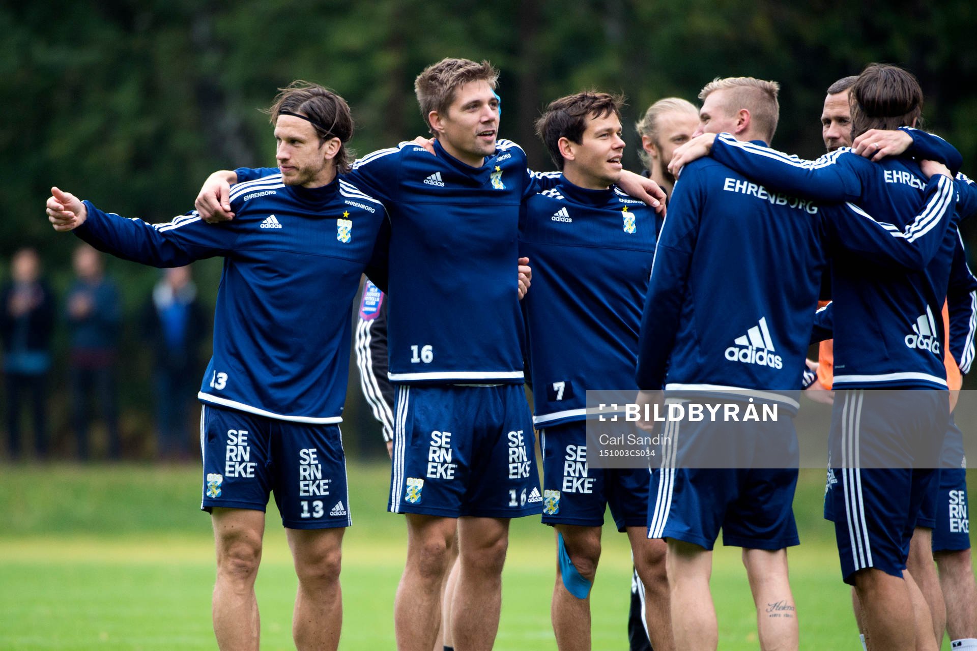 IFK Göteborgs Gustav Svensson, Mikael Boman och Mads