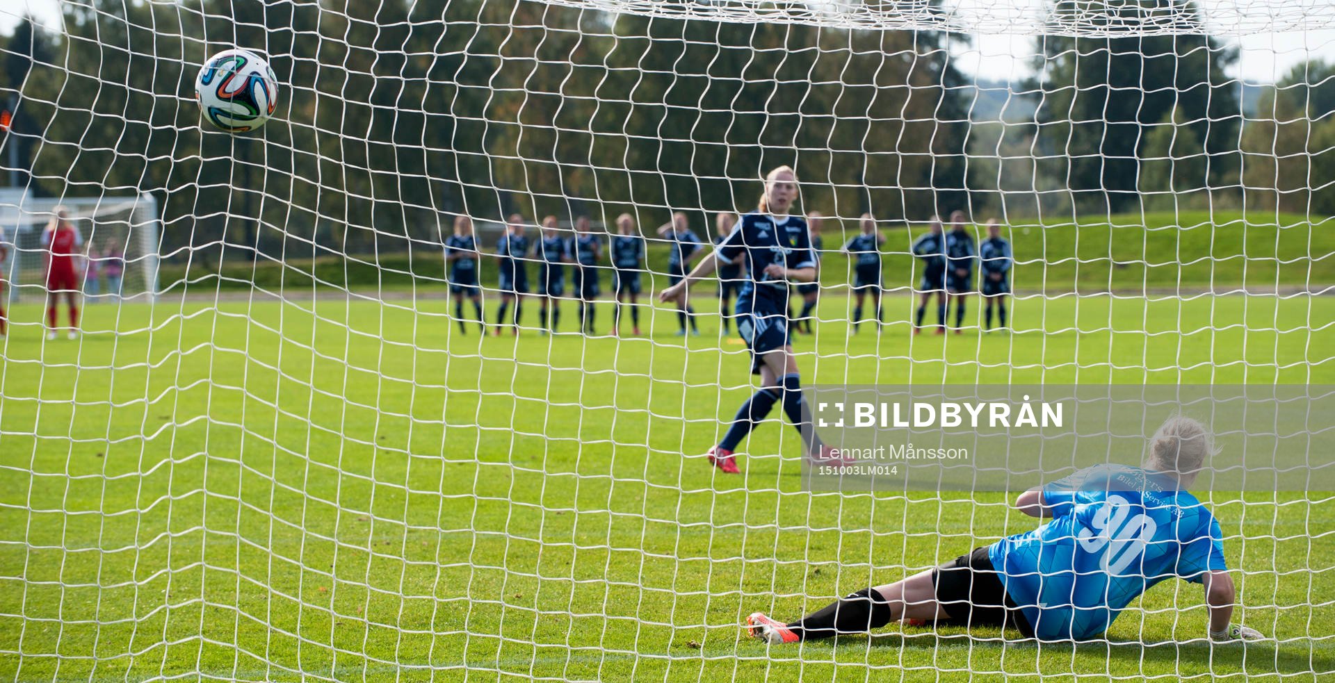 i kvalmatchen till div. 1 för damer mellan FC Hessleholm och Färjestaden i Hässleholm 3 oktober 2015.