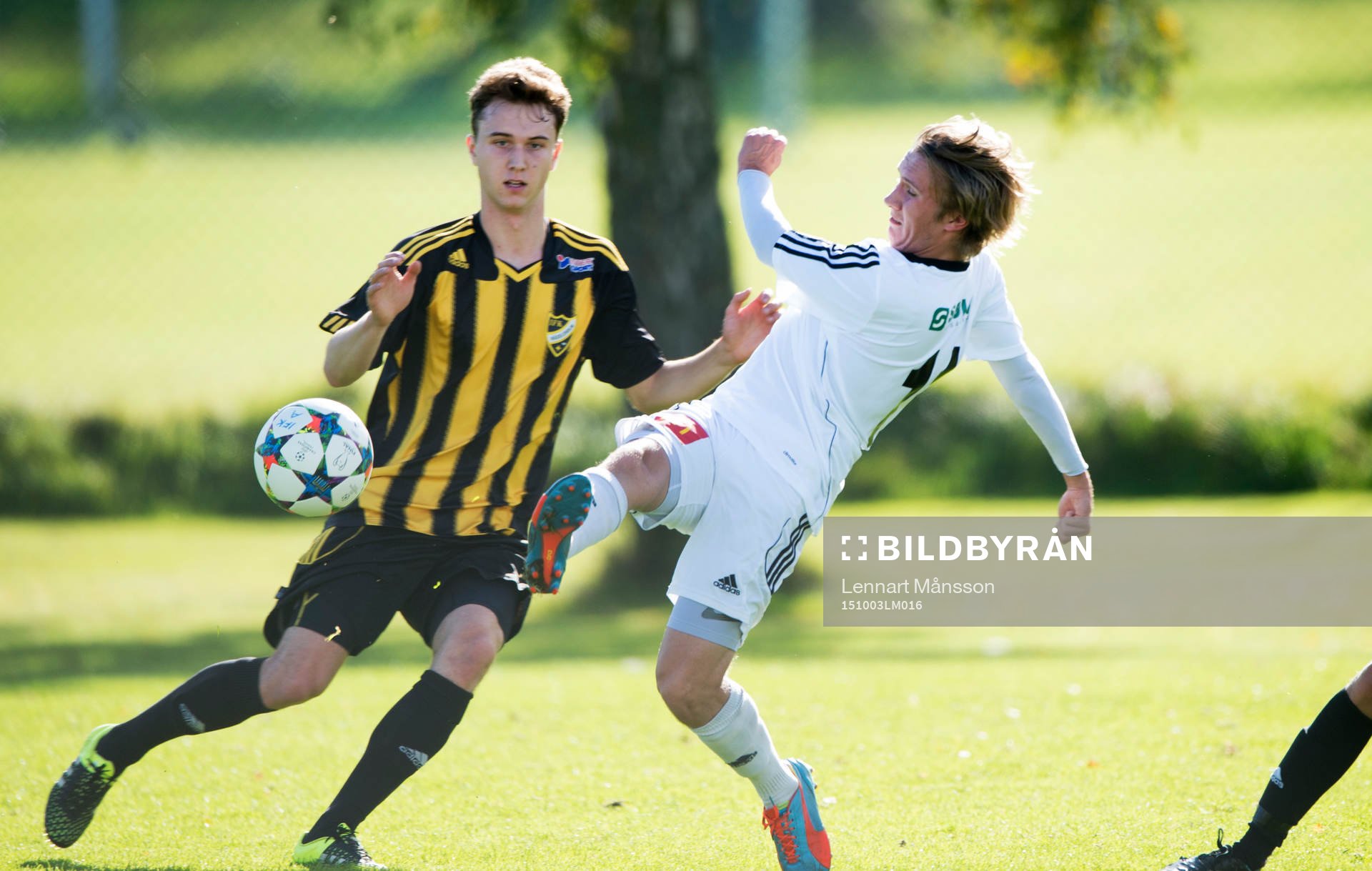 IFK Hässleholms August Nilsson i matchen i