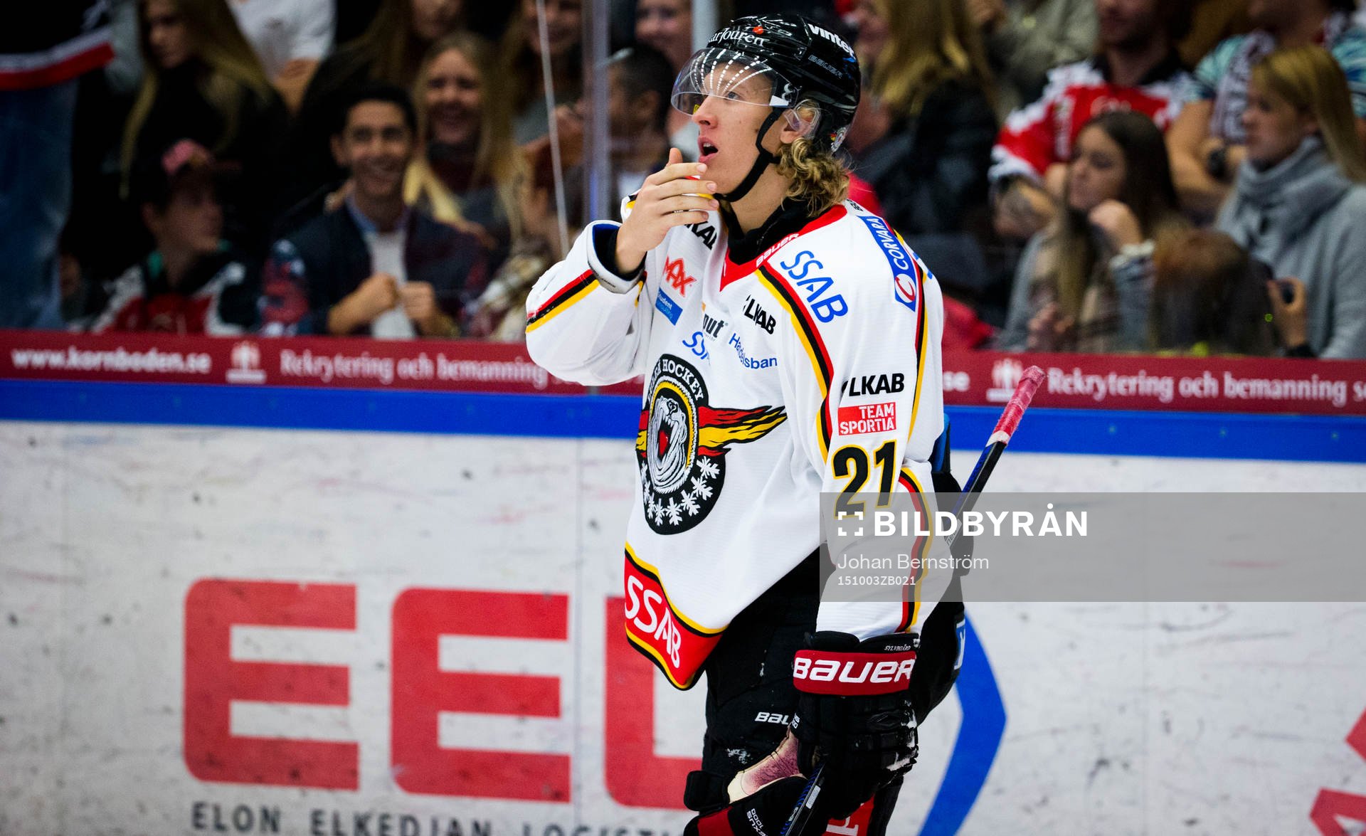 Luleås Emil Sylvegård deppar