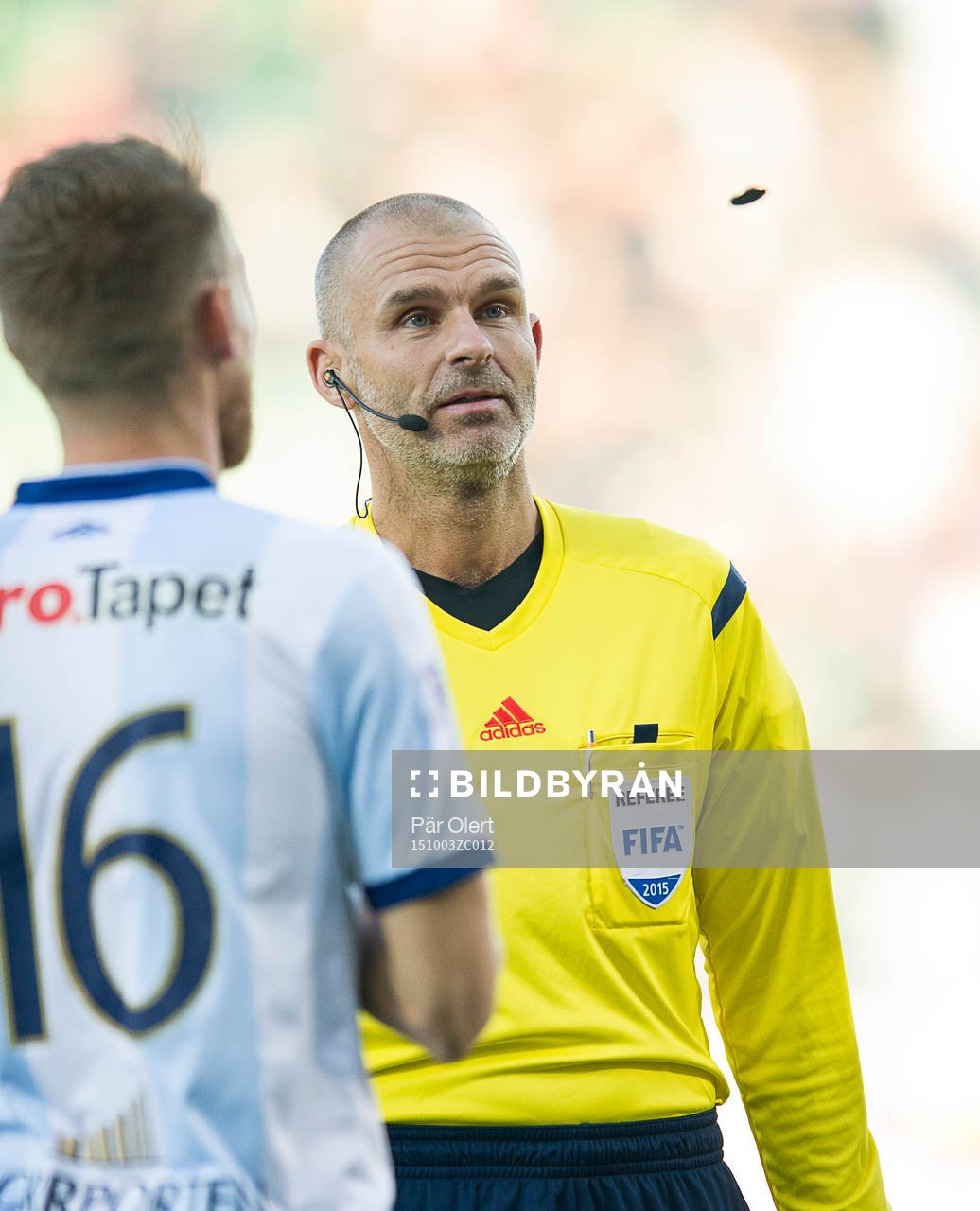 domare Machael Lerjeus  singlas slant innan
