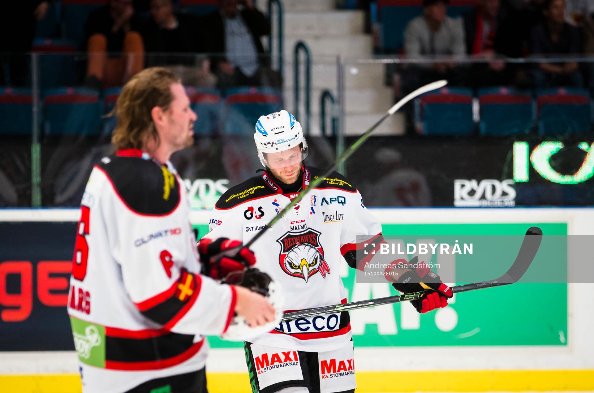 Malmö Redhawks Derek Meech ser deppig ut